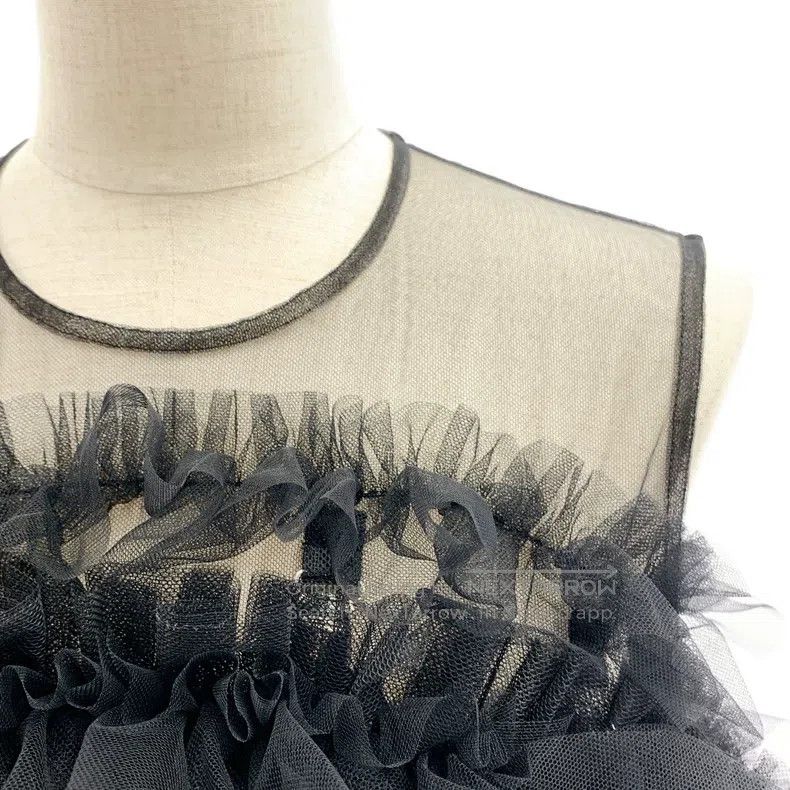 Comme des Garcons Comme des Garcons Black vintage lace short top Size M / US 6-8 / IT 42-44 - 3 Thumbnail
