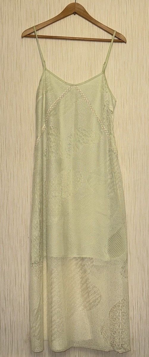 Brain Dead BRAIN DEAD Engineered Cloud Mesh Slip Dress Natural NEW Sz M Size M / US 6-8 / IT 42-44 - 2 Thumbnail