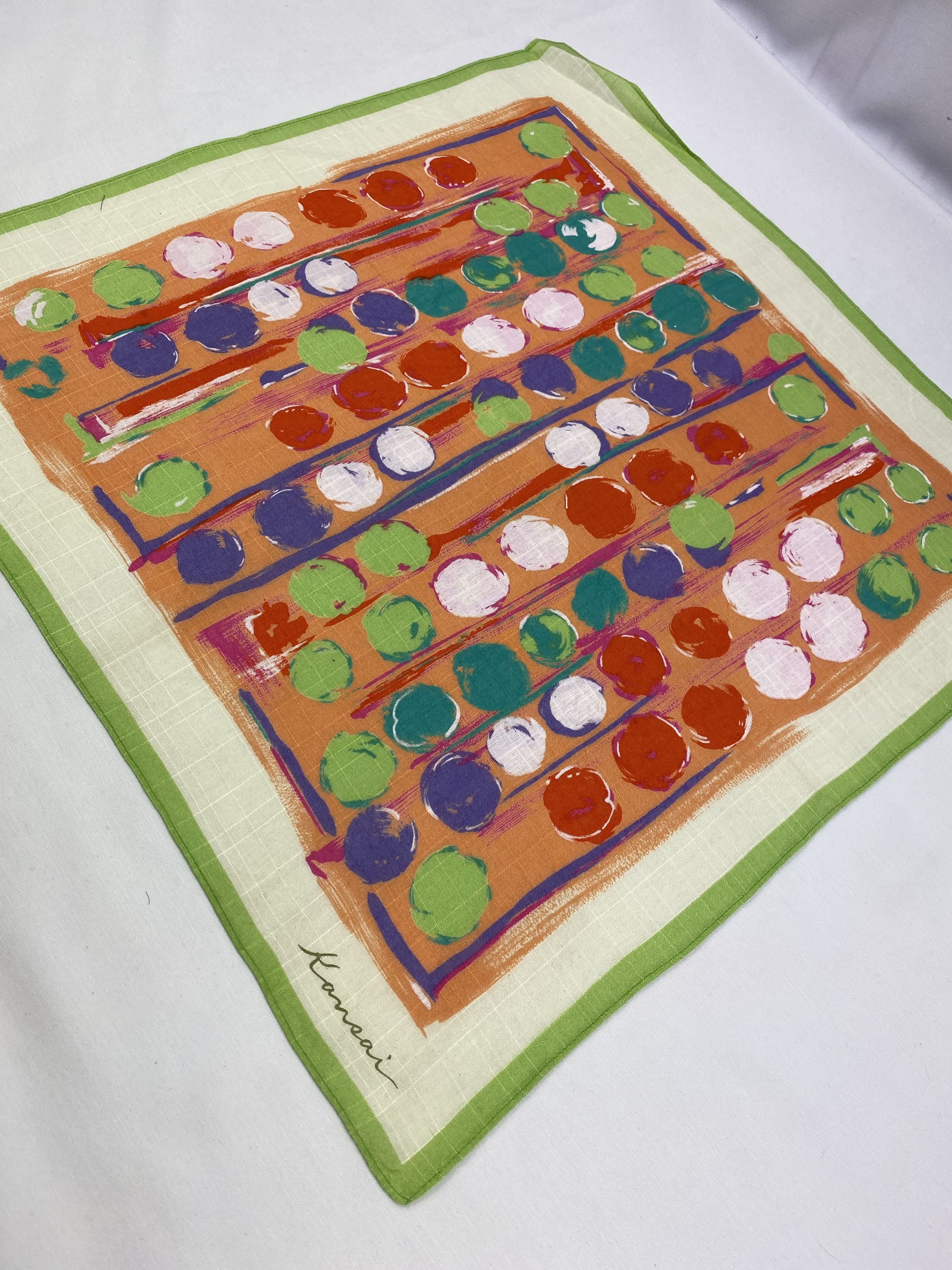 Japanese Brand × Kansai Yamamoto × Vintage Kansai Yamamoto Handkerchief / Bandana / Neckerchief Size ONE SIZE - 4 Thumbnail