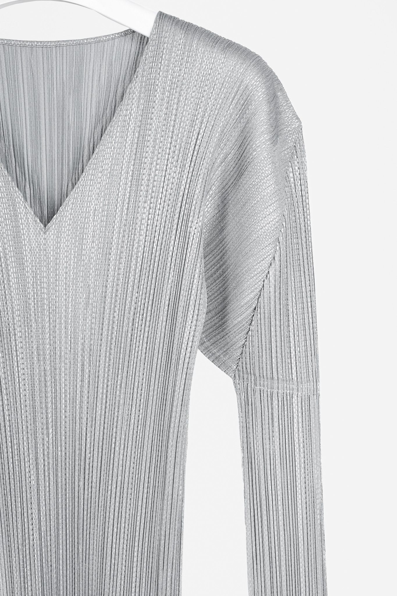 Issey Miyake × Pleats Please Issey Miyake Issey Miyake Pleats Please Rare Archival Metallic Maxi Dress Size M / US 6-8 / IT 42-44 - 4 Thumbnail