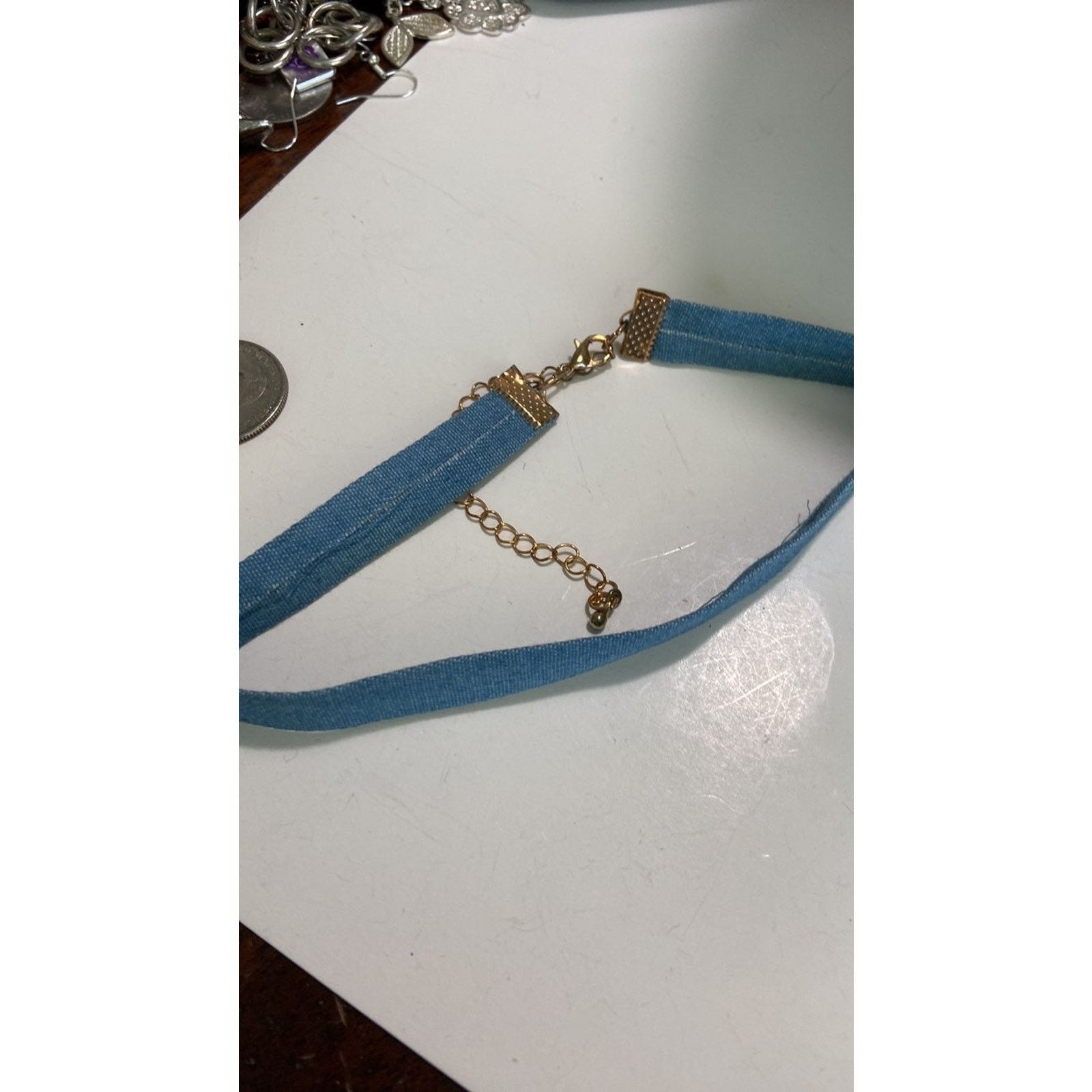 Other Light blue choker necklace Size ONE SIZE - 4 Thumbnail