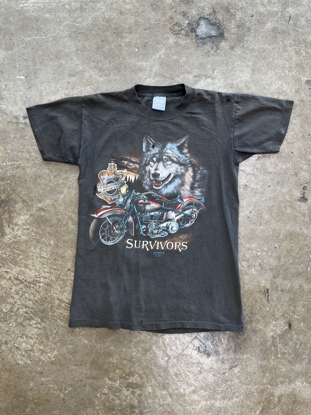 Harley Davidson Vintage 3D Emblem 1989 Harley Davidson 50th Bike Week Small Size US S / EU 44-46 / 1 - 2 Thumbnail