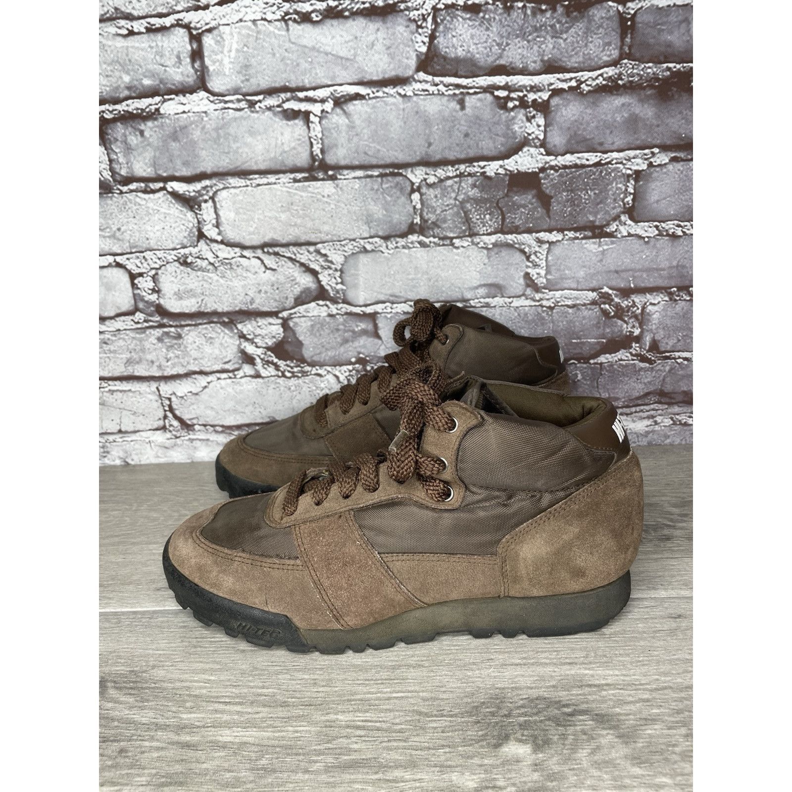 Hi Tec Hi-Tec Shasta Brown Mesh Suede Mid Lace Up Hiking Boots Wome Size US 9.5 / IT 39.5 - 20 Thumbnail