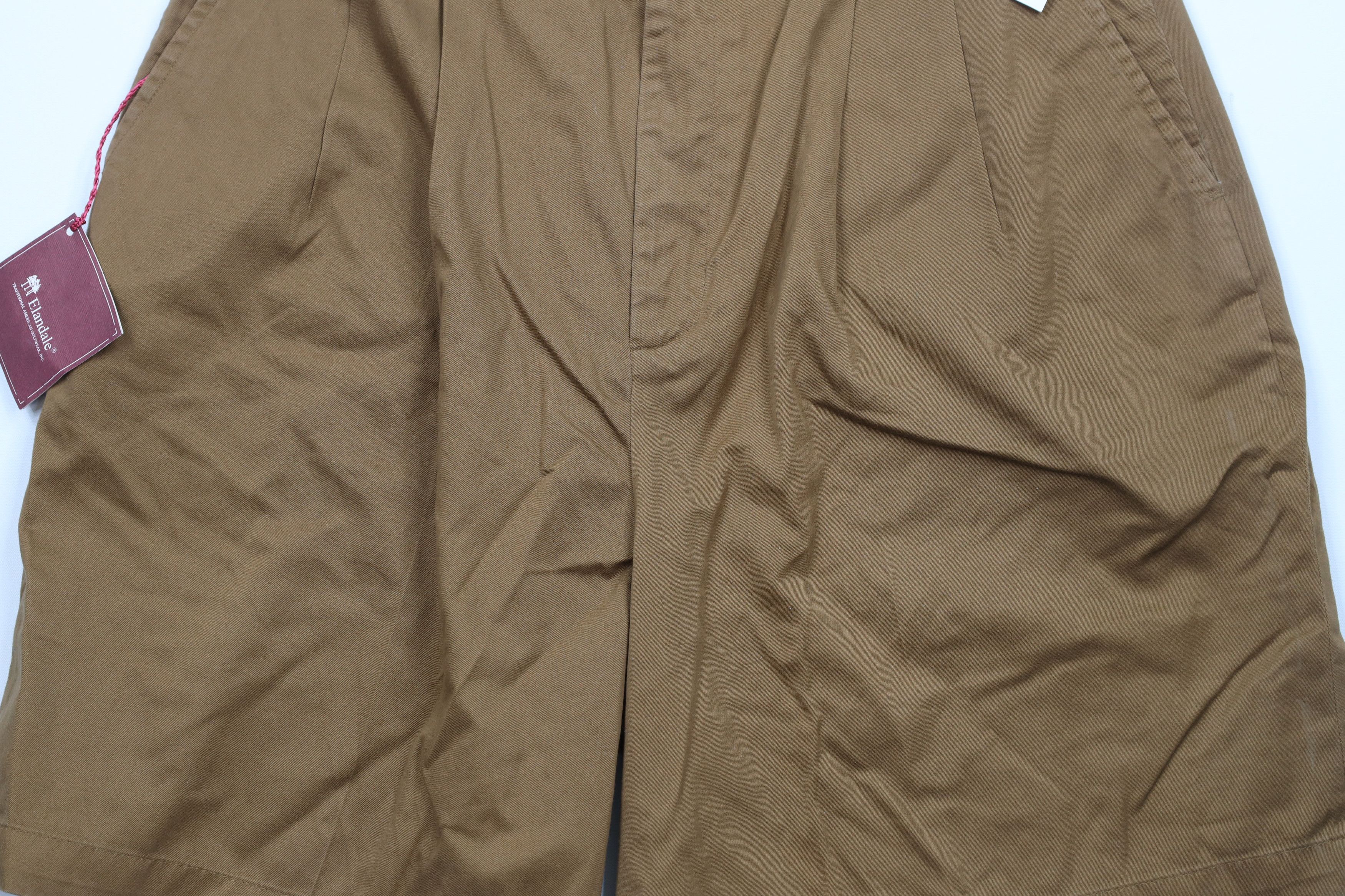 Vintage Deadstock Vintage 90s Streetwear Chino Shorts Brown Cotton Size 36" / US 14 / IT 50 - 3 Thumbnail