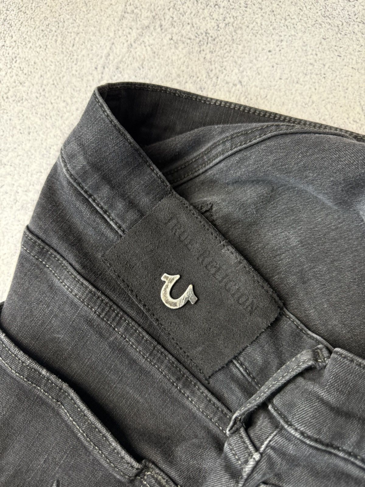 Japanese Brand Vintage True Religion Black Jeans Chief Keef Awant Garde Size US 36 / EU 52 - 22 Thumbnail
