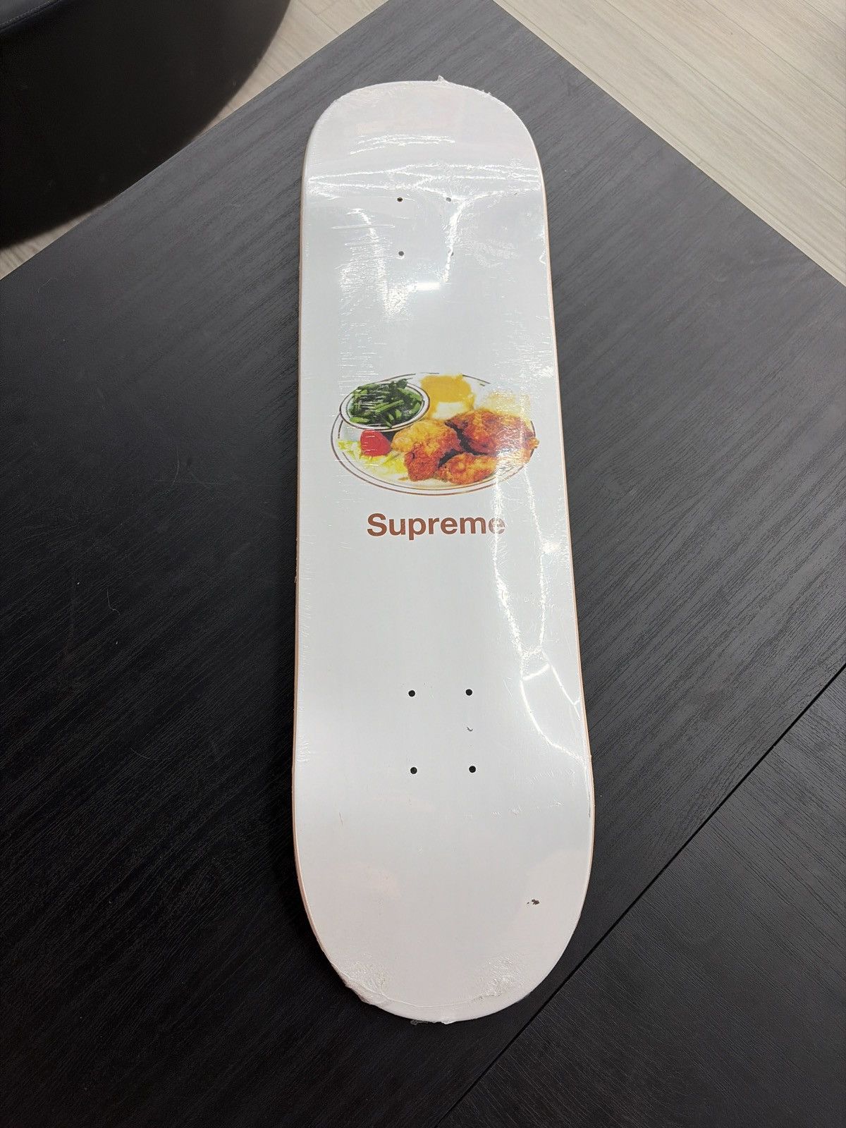 Supreme Supreme Chicken Dinner White Skateboard Deck Size ONE SIZE - 1 Thumbnail