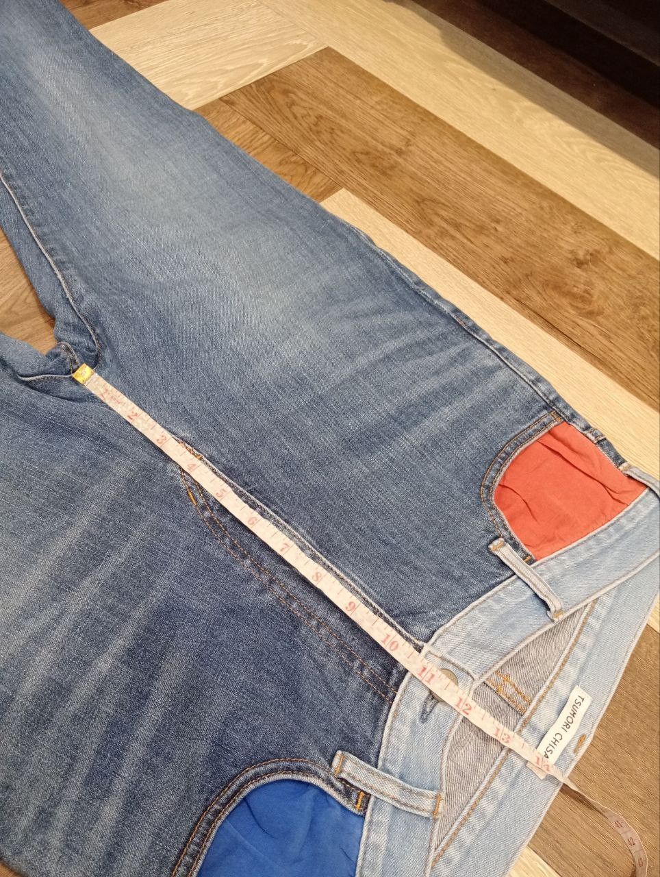 Tsumori Chisato VINTAGE TSUMORI CHISATO ISSEY MIYAKE BLUE DENIM PANTS Size US 30 / EU 46 - 12 Thumbnail