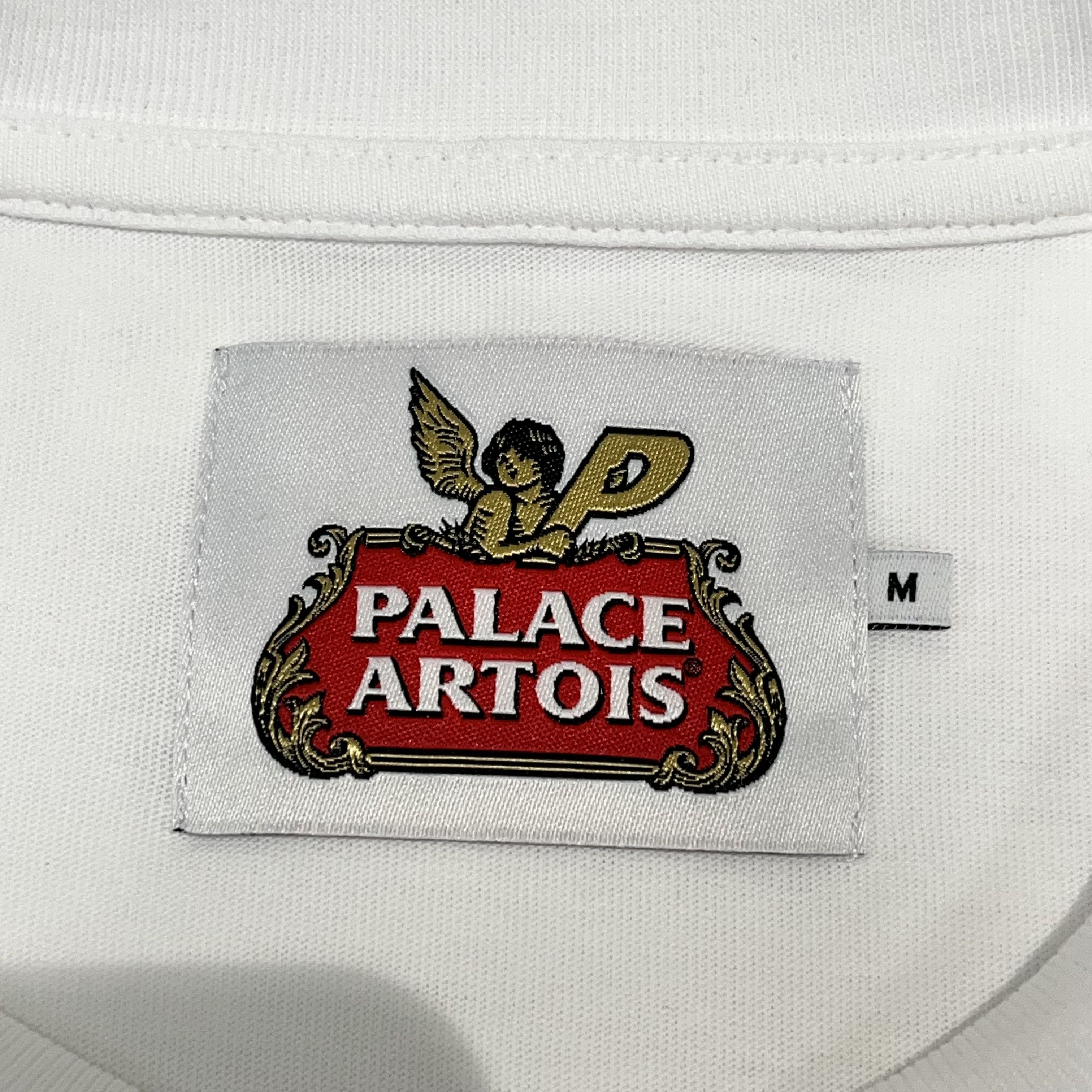 Palace Palace x Stella Artois Cartouche Tee White Size US M / EU 48-50 / 2 - 3 Thumbnail