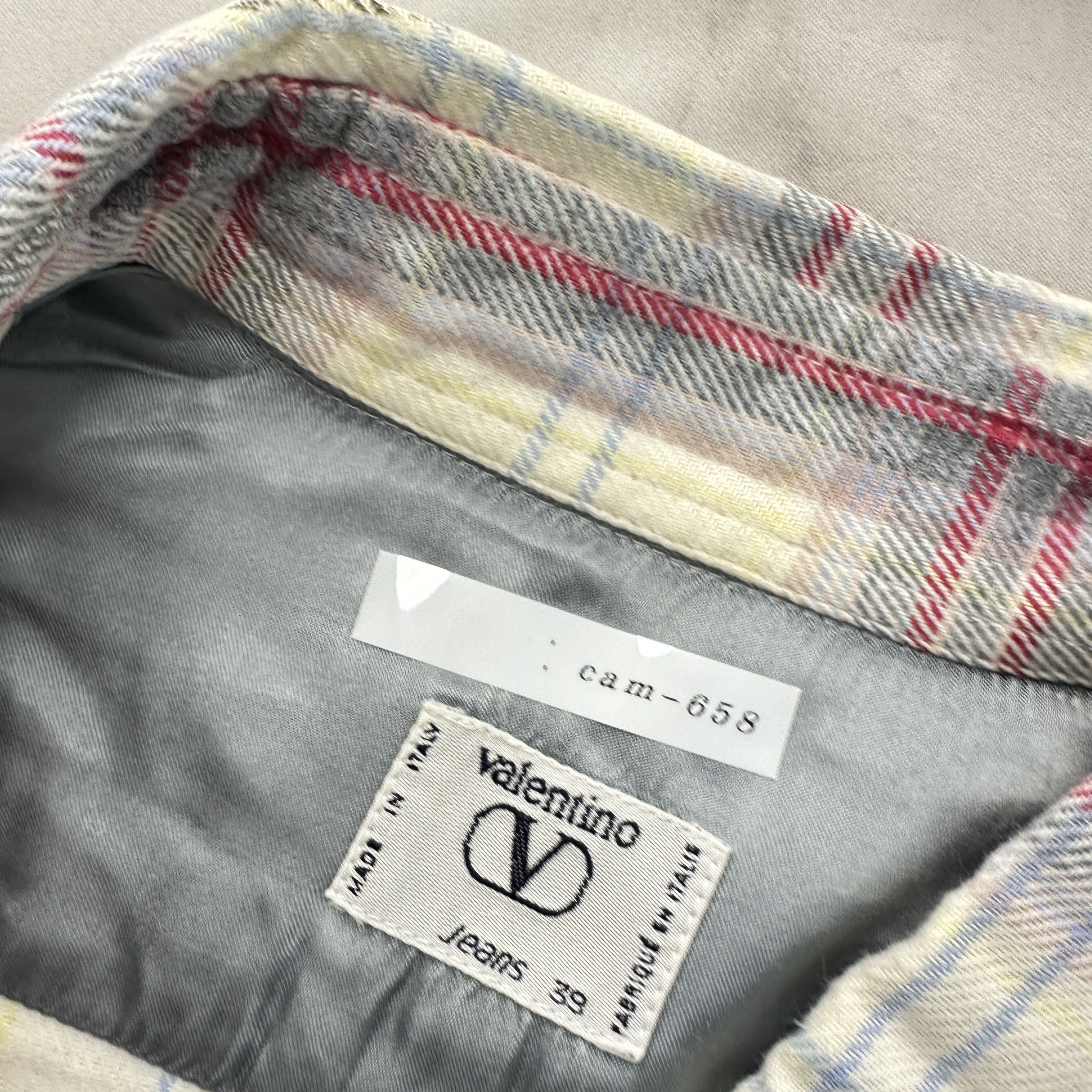 Valentino Camicia VALENTINO Flanella A Quadri – M Size US M / EU 48-50 / 2 - 4 Thumbnail