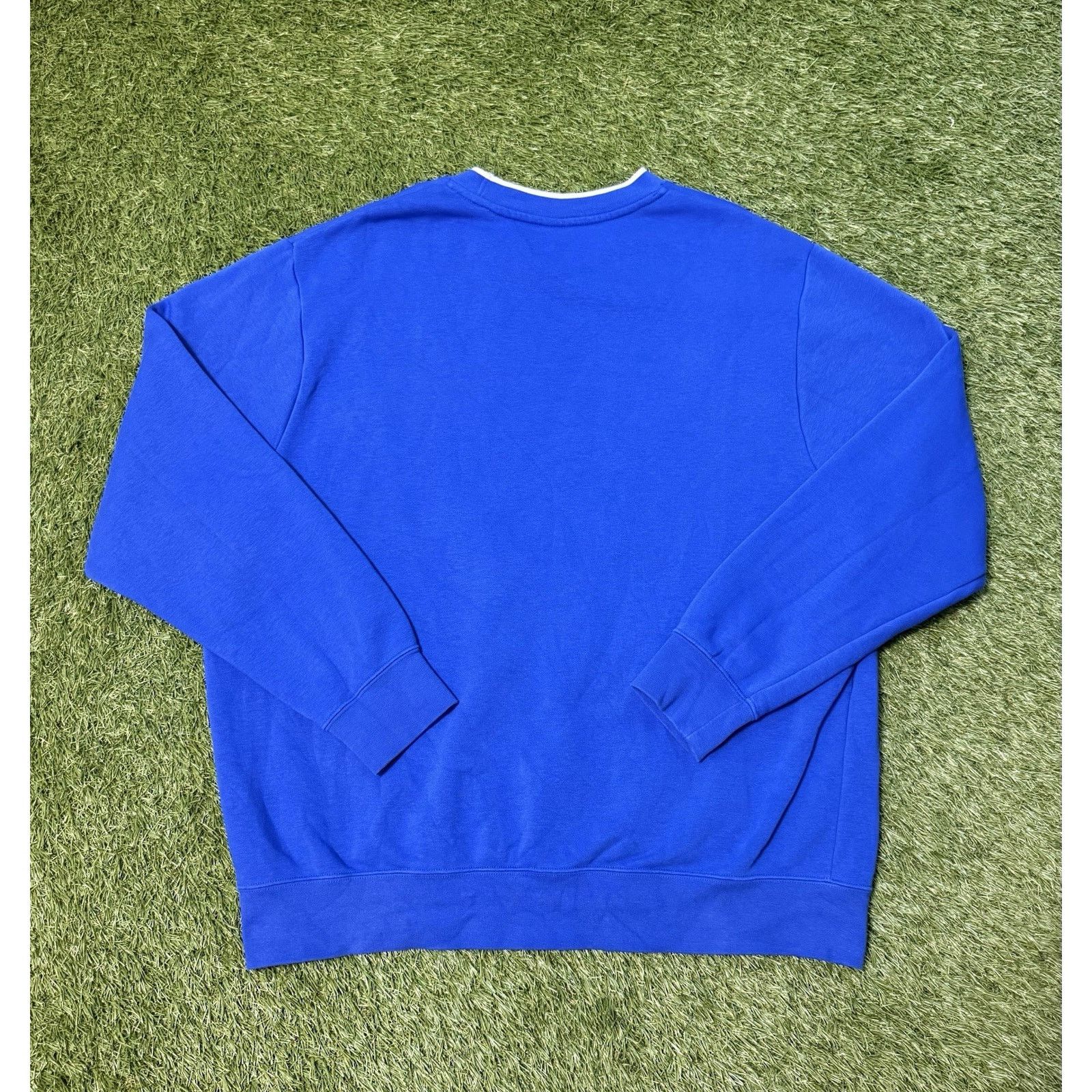 Nike Nike Center Swoosh Pullover Crew Neck Long Sleeve Blue XL Size US XL / EU 56 / 4 - 8 Thumbnail