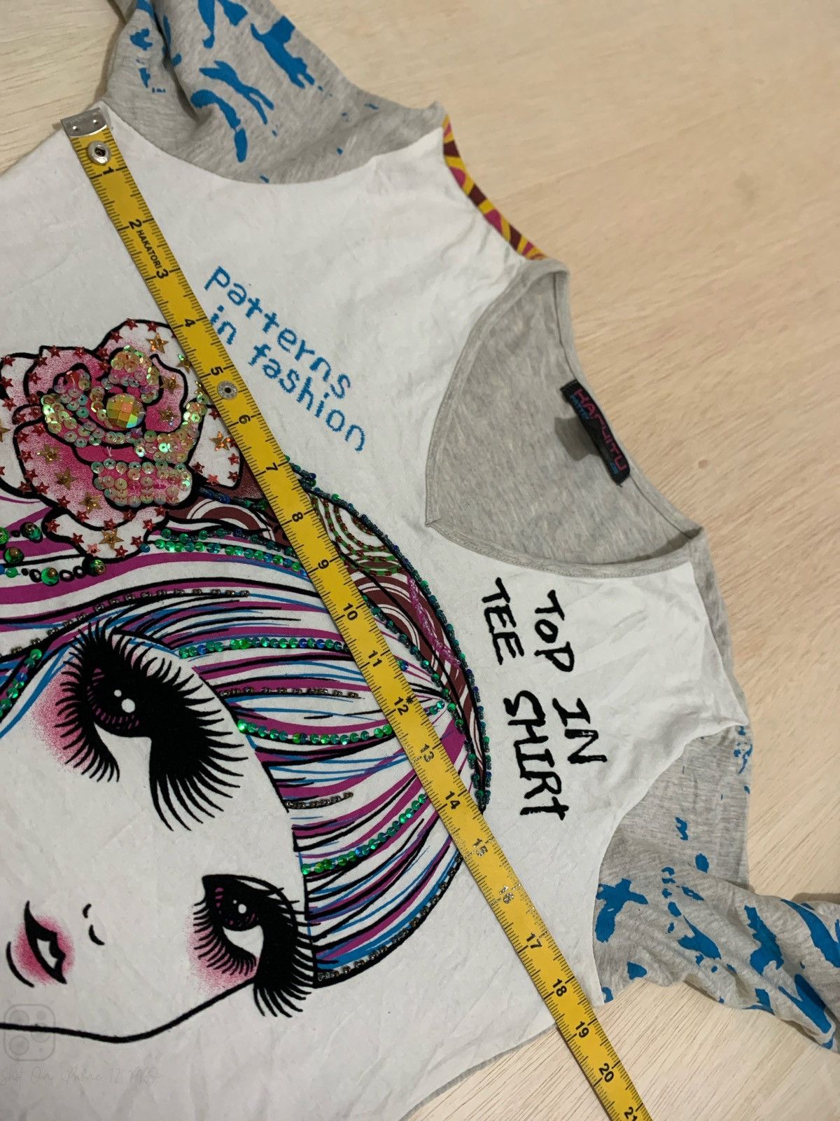 20471120 × Hysteric Glamour × Japanese Brand Vintage Y2k Kashitu Patterns in fashion Longslevee Size ONE SIZE - 7 Thumbnail