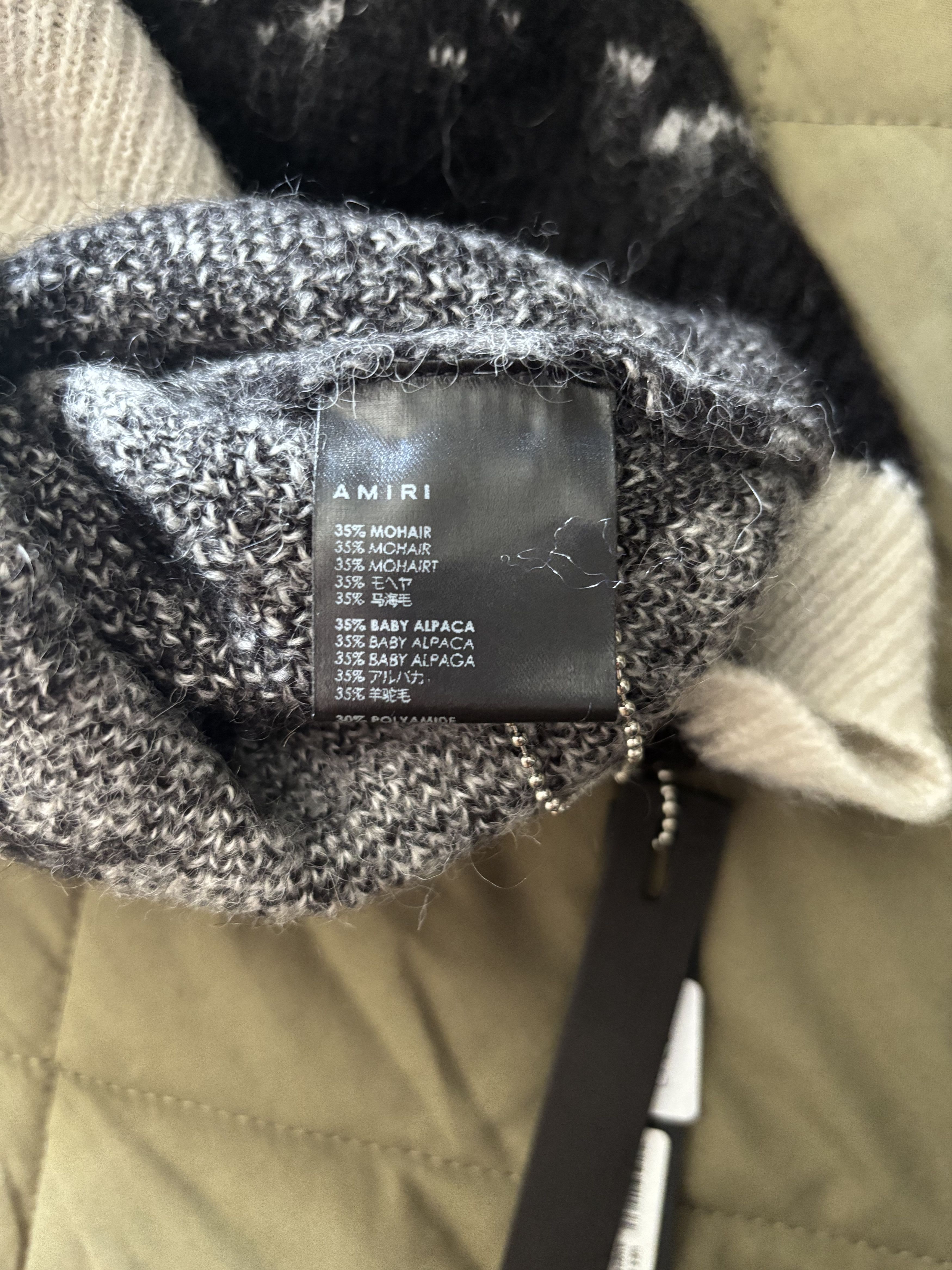 Amiri Amiri x Wes Lang Grey Reaper Mohair Sweater Size US L / EU 52-54 / 3 - 8 Thumbnail