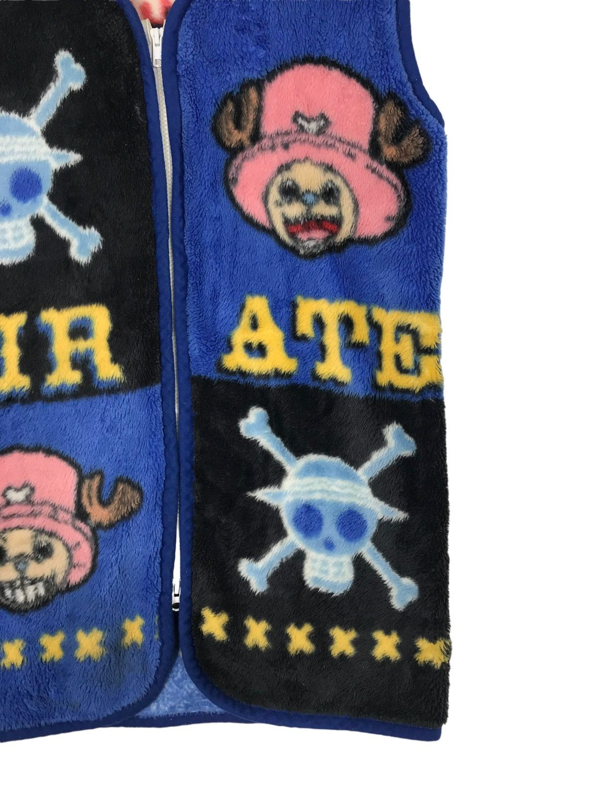 Japanese Brand 💥 ONE PIECE FLEECE BLANKET SLEEVE LESS Size US L / EU 52-54 / 3 - 6 Thumbnail
