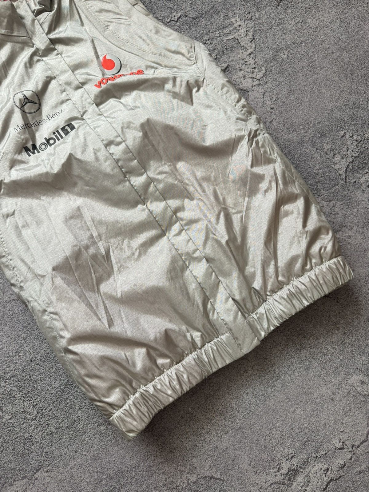 Malcolm McLaren × Mercedes-Benz Vest S McLaren Mercedes-Benz Vodafone Mobil 1 racing jacket Size US S / EU 44-46 / 1 - 5 Thumbnail