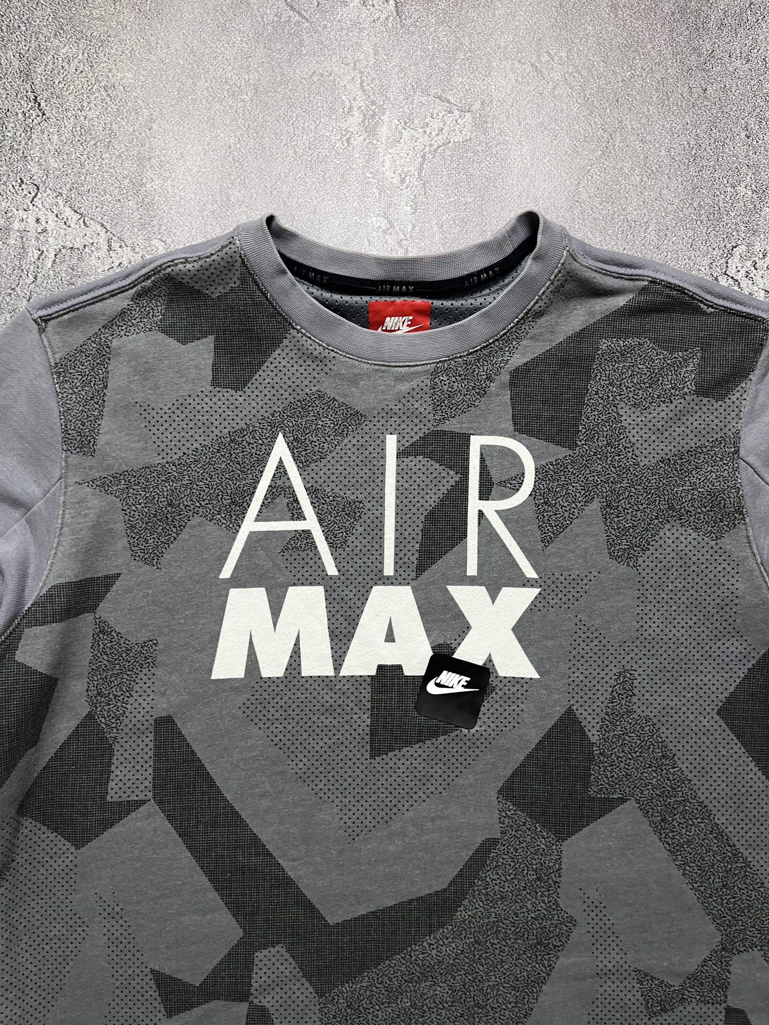 Nike Vintage Sweatshirts Nike Air Max Big Logo Striped Mens M Size US M / EU 48-50 / 2 - 2 Thumbnail