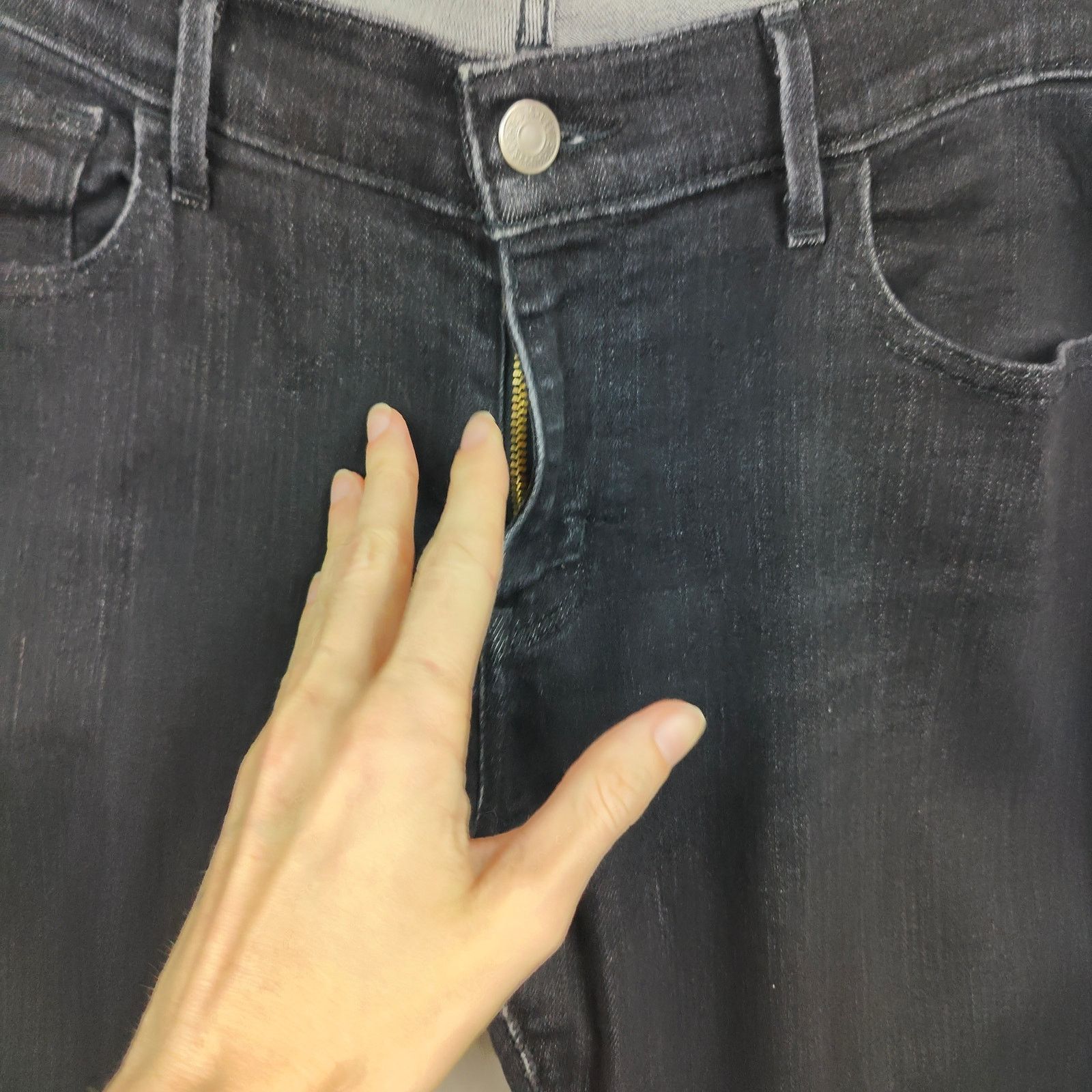 Levi's Levis Selvedge Jeans Mens 31 Dark Wash 710 Super Skinny Size US 31 - 3 Thumbnail