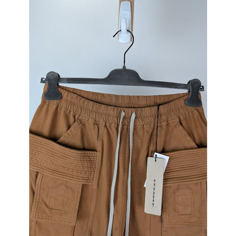 Rick Owens Drkshdw o1rshd1 Creatch Cargo Drawstring Pants in Orange Size US 34 / EU 50 - 7 Thumbnail