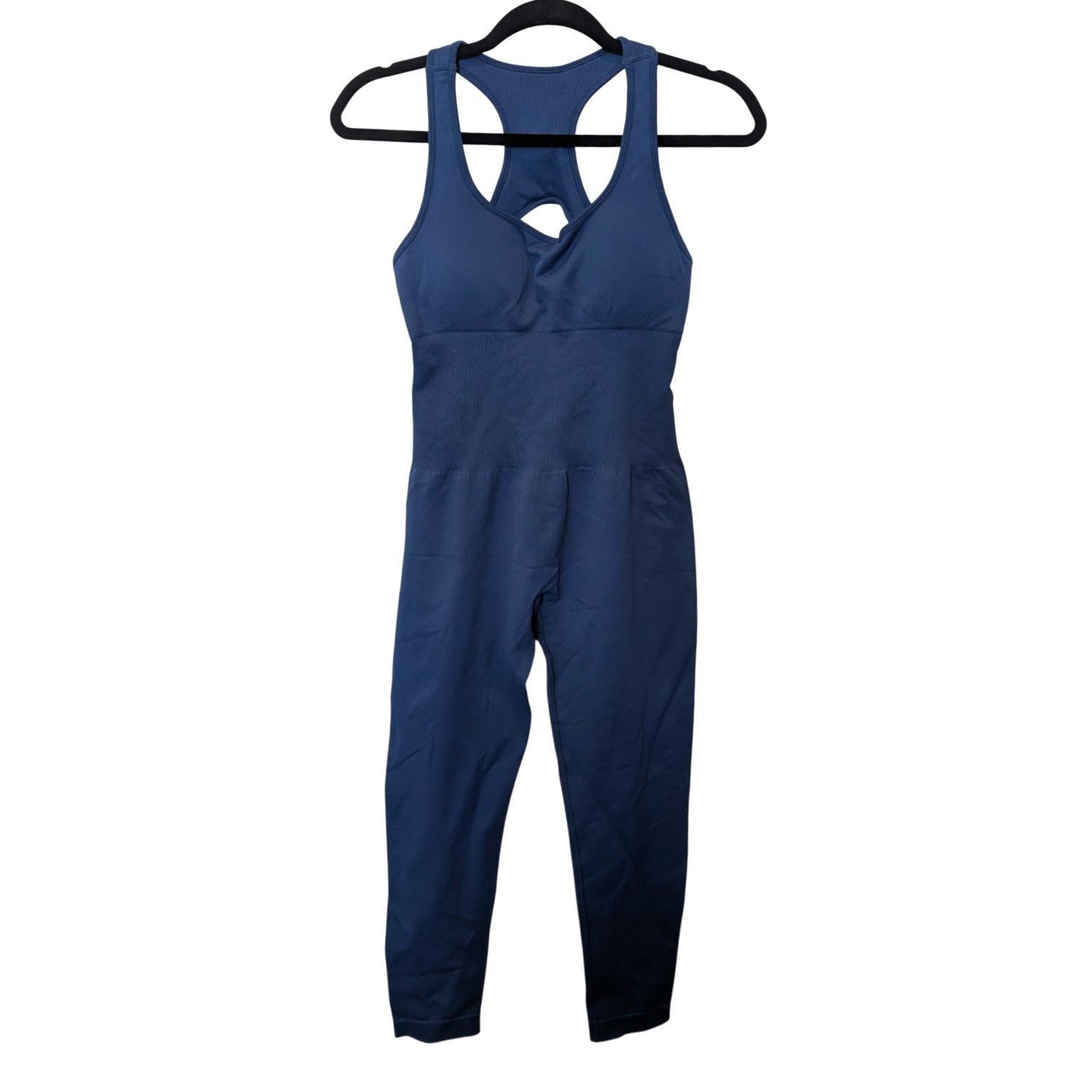 Other Pilareta Blue Midi Sportswear Pilates Spandex Jumpsuit Small Size 27" / US 4 / IT 40 - 3 Thumbnail