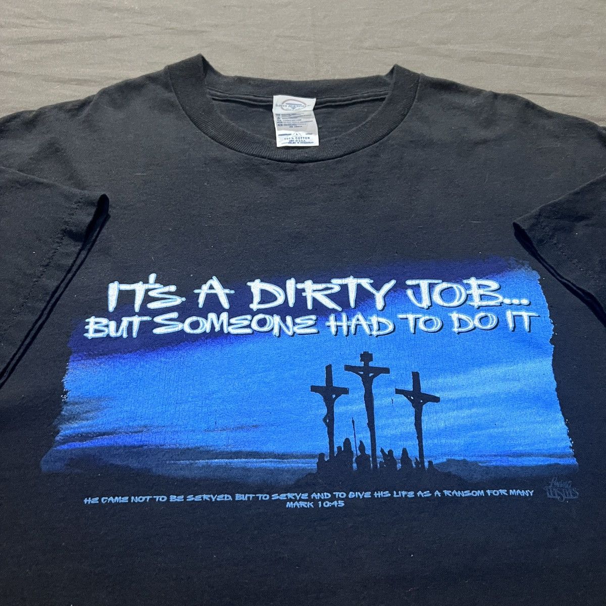 Vintage Vintage Y2K God Jesus Bible Holy Tee Living Epistles Size US L / EU 52-54 / 3 - 1 Thumbnail