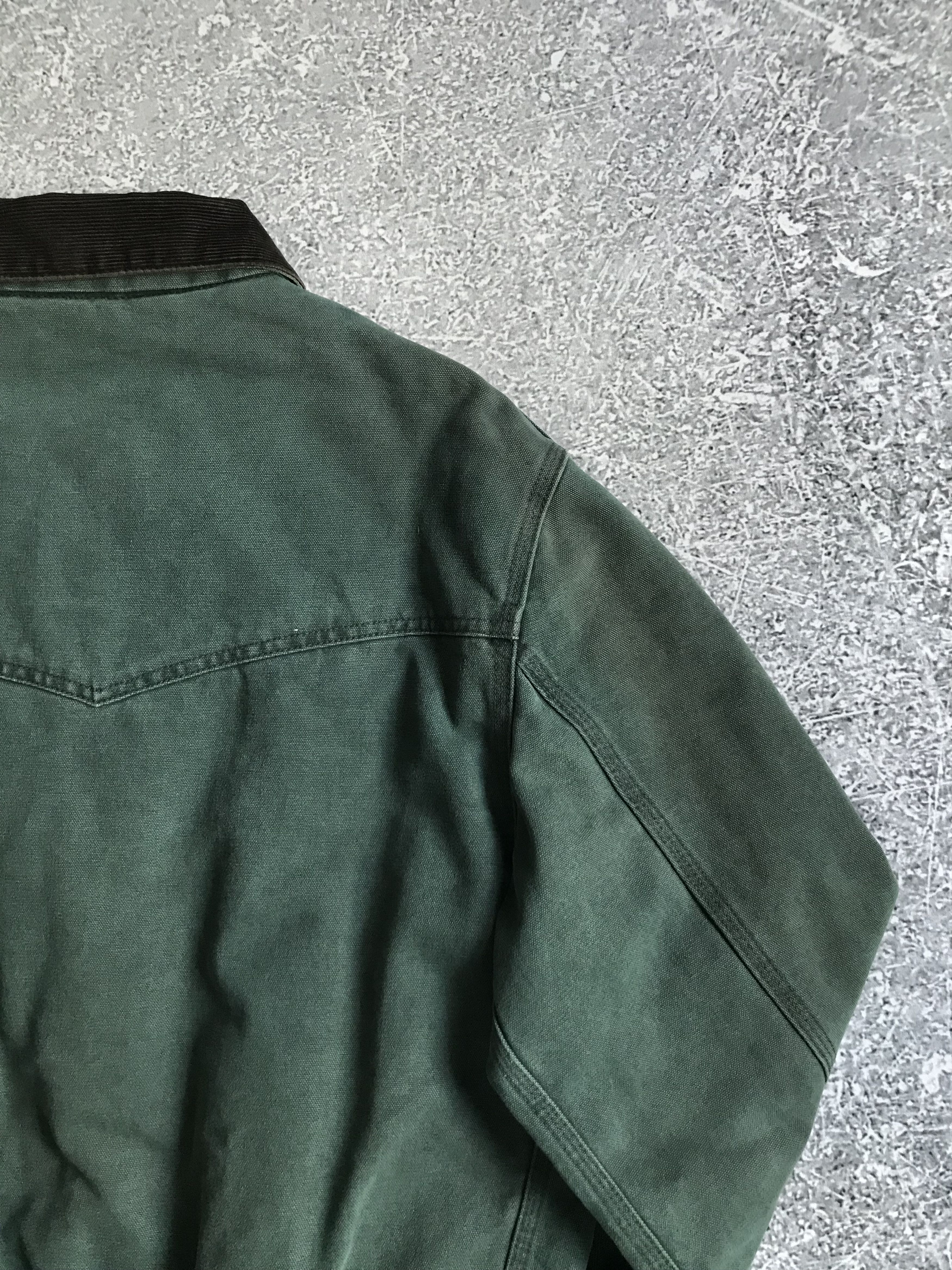 Carhartt Carhartt Santa Fe Jacket Hunter Green J14 | Grailed