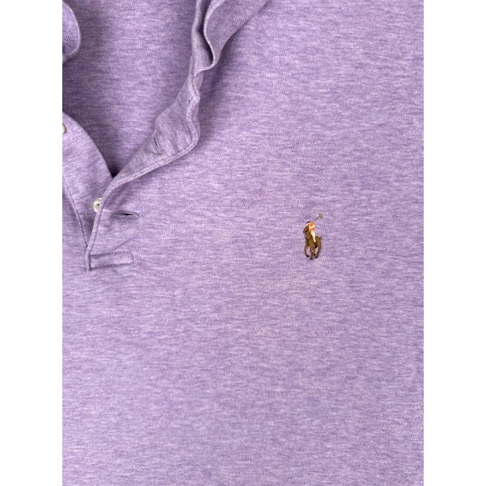 Polo Ralph Lauren Polo Ralph Lauren Polo Shirt Mens Large Purple Classic Fit Jersey Logo Casual Size US L / EU 52-54 / 3 - 6 Thumbnail