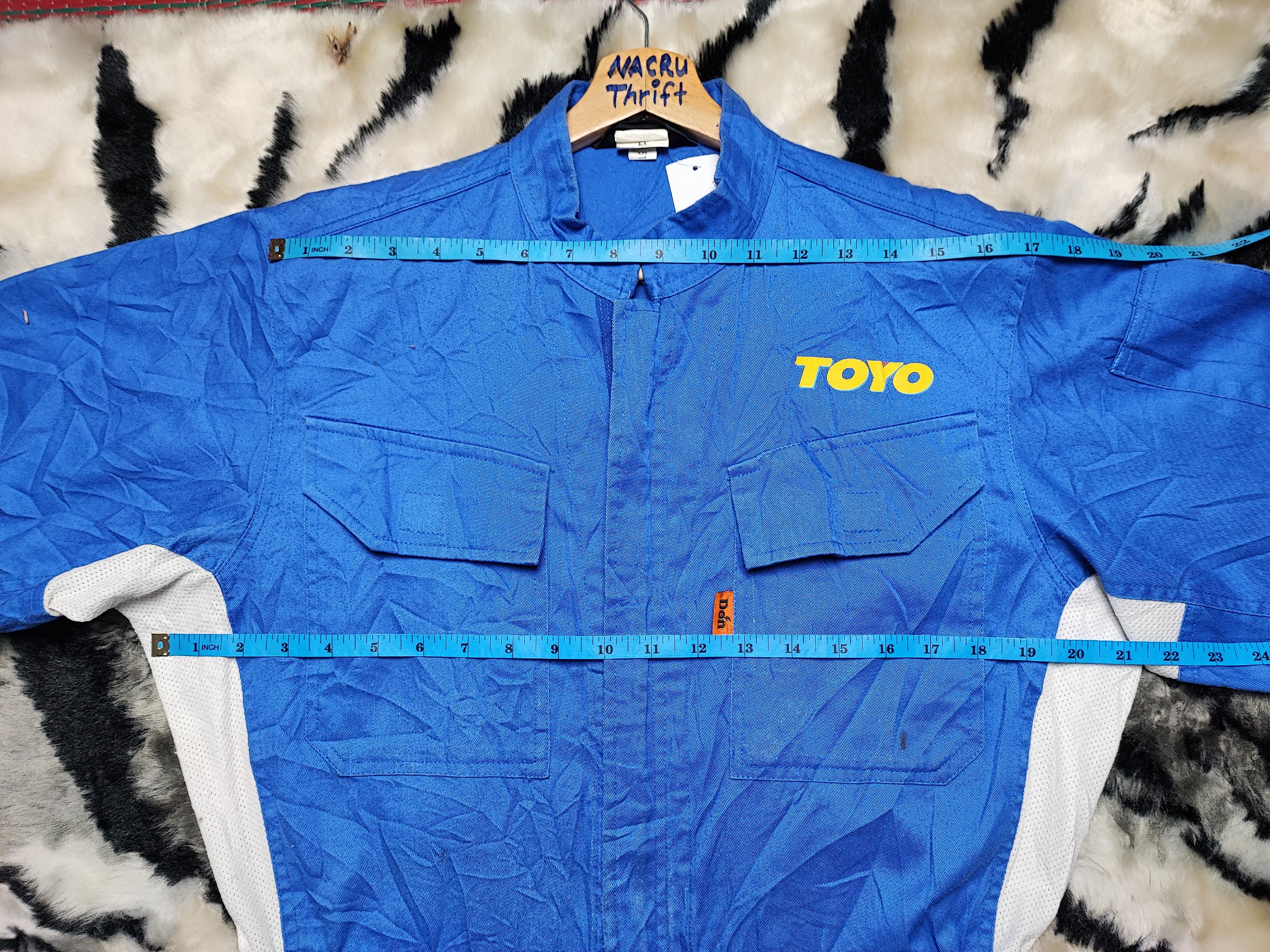 Japanese Brand × Vintage OVERALL VINTAGE TOYO Size US 31 - 19 Thumbnail