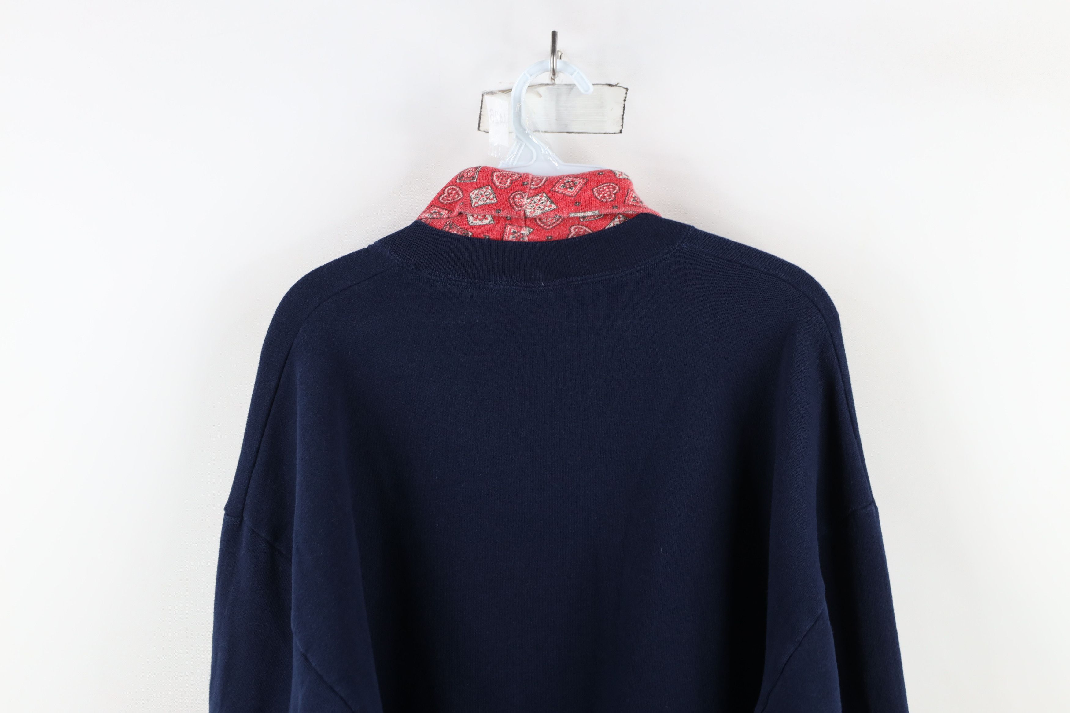 Vintage Vintage 90s Streetwear Western Dog Turtleneck Sweatshirt USA Size XL / US 12-14 / IT 48-50 - 12 Thumbnail