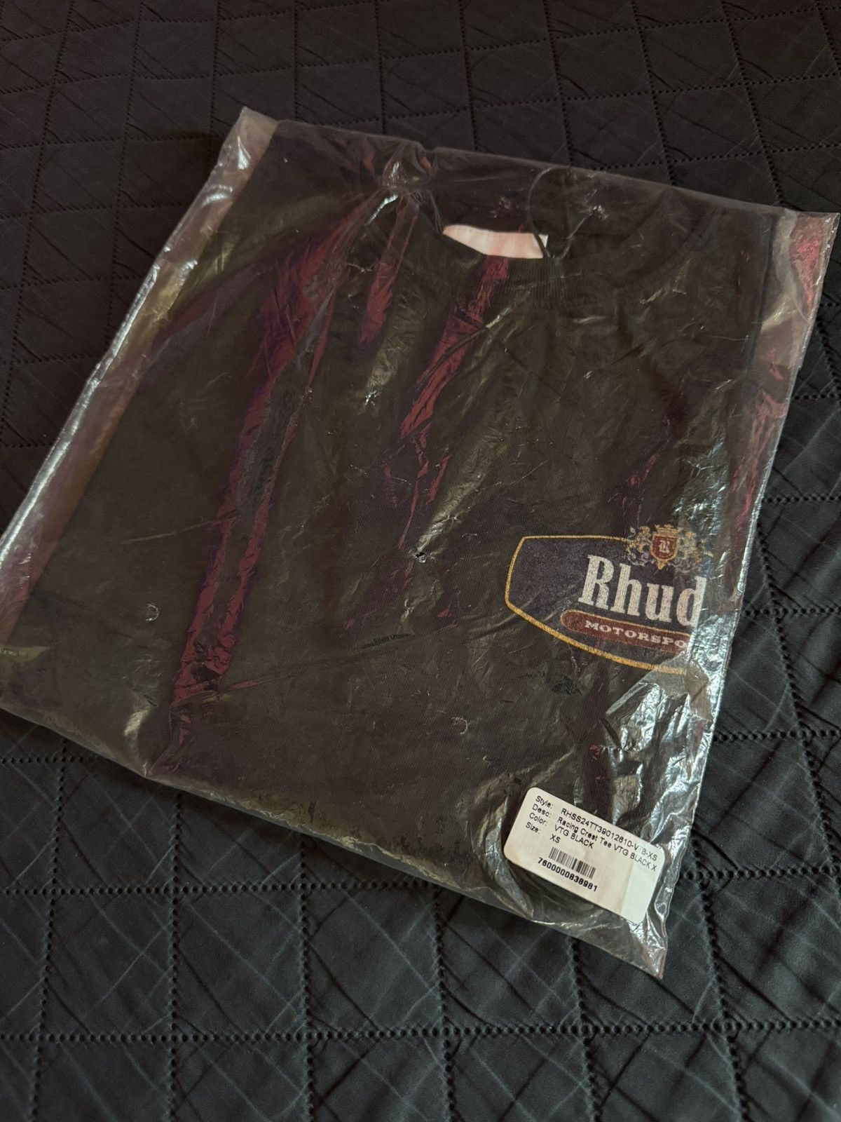 Rhude Rhude Racing Crest Tee VTG Black XS Size US XS / EU 42 / 0 - 6 Thumbnail