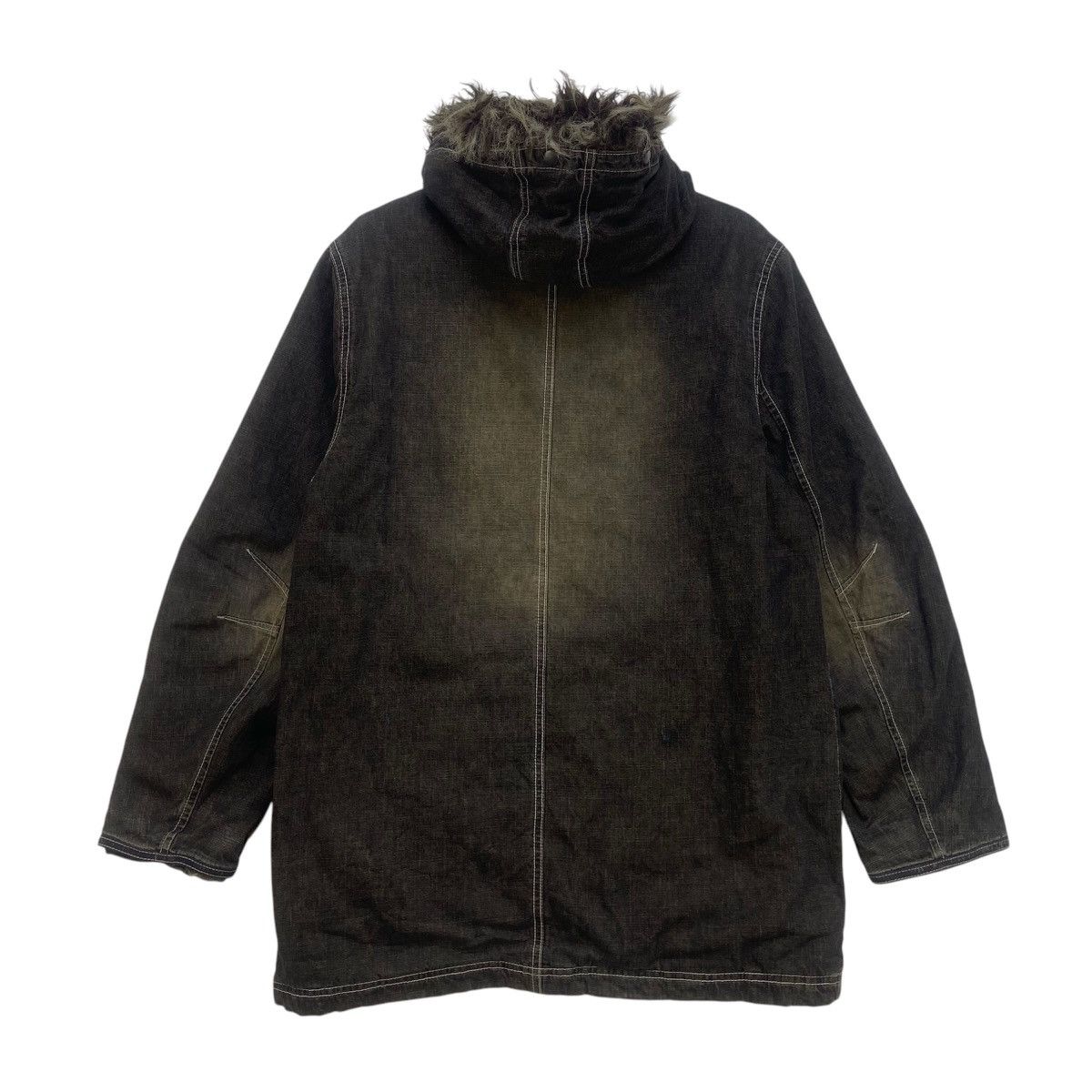 Japanese Brand Japanese Brand Allix Design Wear Denim Faux Fur Heavy Parka Size US M / EU 48-50 / 2 - 2 Thumbnail