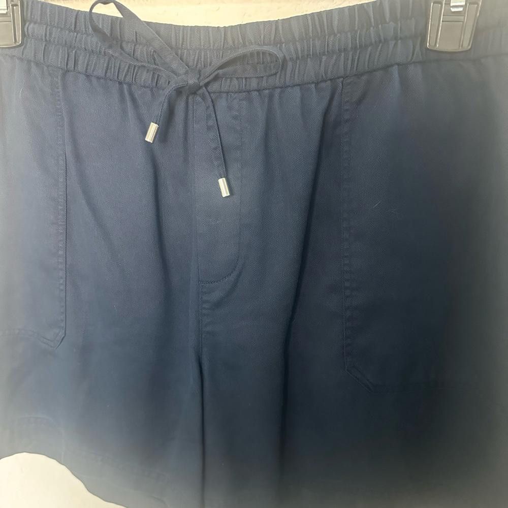 Lauren Ralph Lauren Lauren Ralph Lauren Elastic Waist Shorts Capri Navy Blue 16 Size 38" / US 16 / IT 52 - 2 Thumbnail