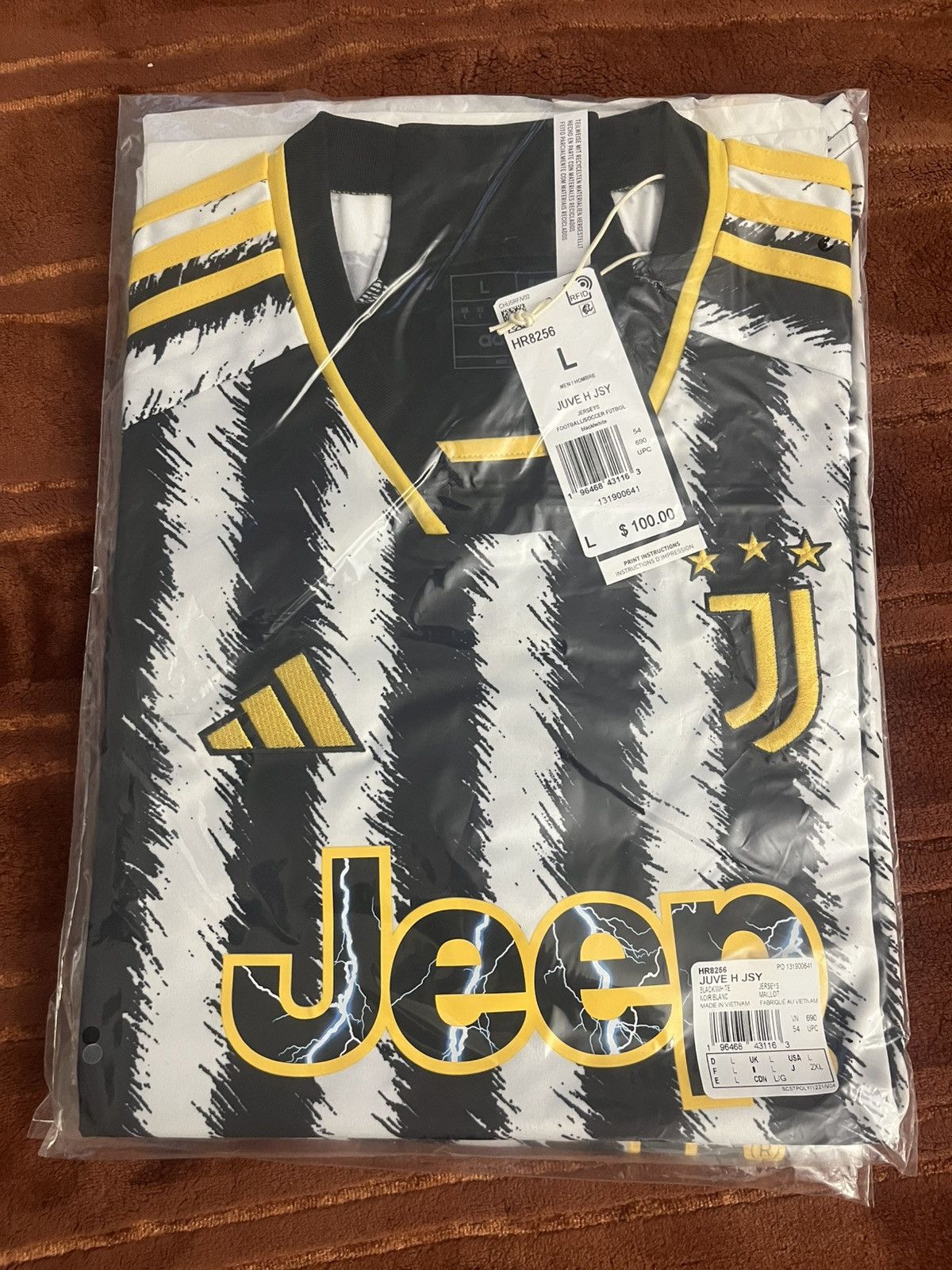 Adidas Adidas Juventus Jersey Home Football Soccer 2023/2024 Large Size US L / EU 52-54 / 3 - 1 Thumbnail