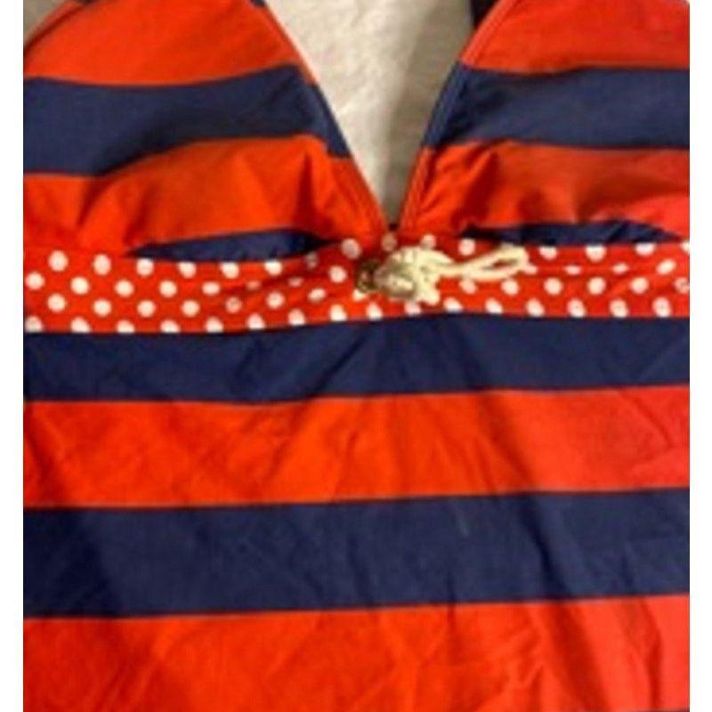 Tommy Hilfiger Tommy Hilfiger Nautical Striped Polka Dot Tankini Swim Top Size ONE SIZE - 3 Thumbnail