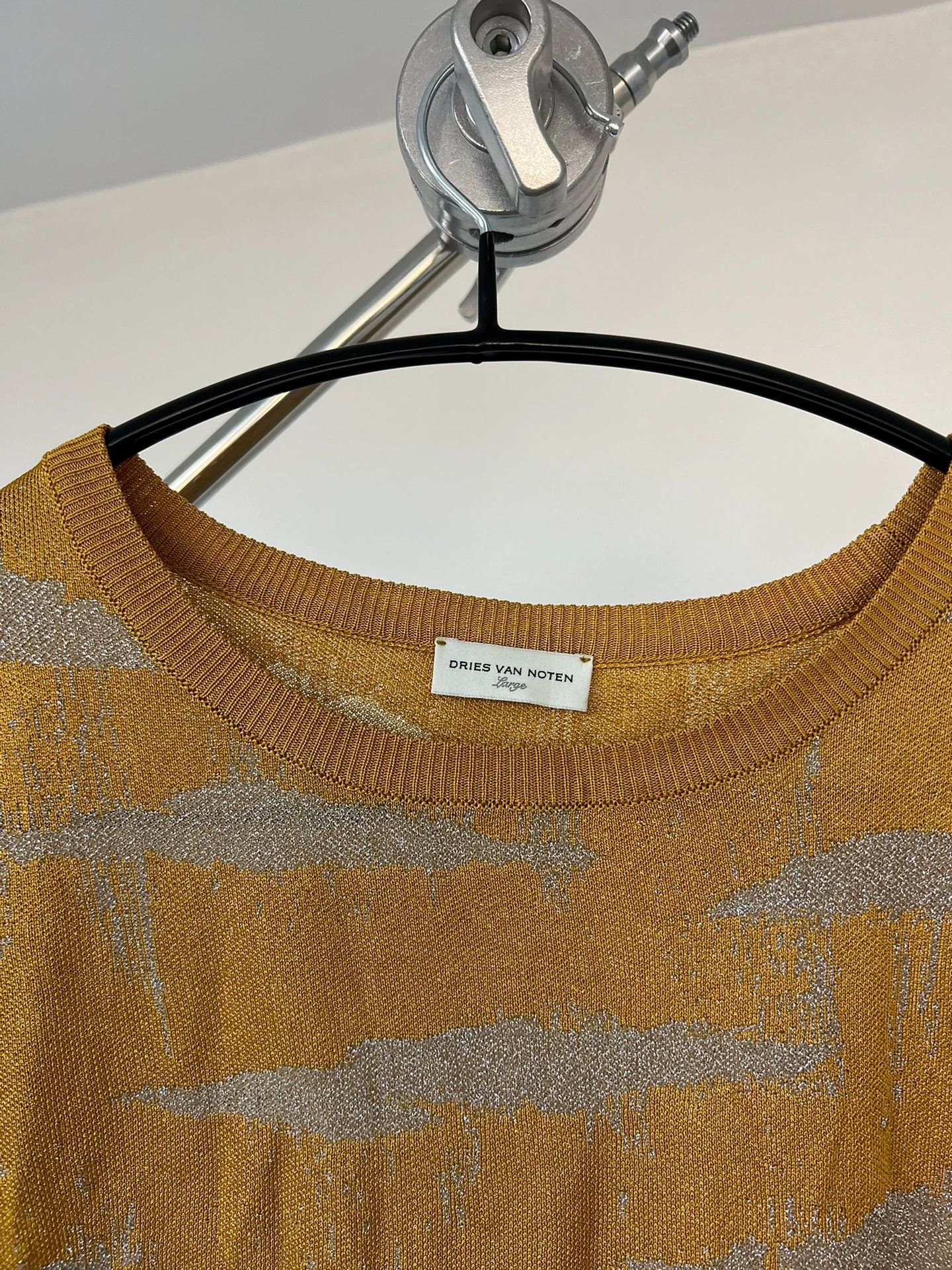 Dries Van Noten Dries Van Noten colorblocked knit sweater L Size L / US 10 / IT 46 - 3 Thumbnail