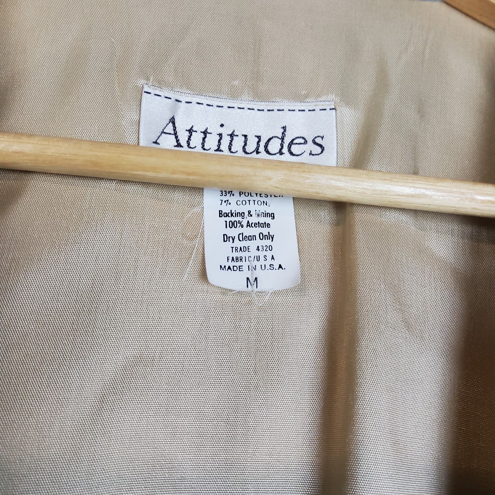 Other Vintage Attitudes Vertical Stripes Vest Size Medium Size US M / EU 48-50 / 2 - 3 Thumbnail