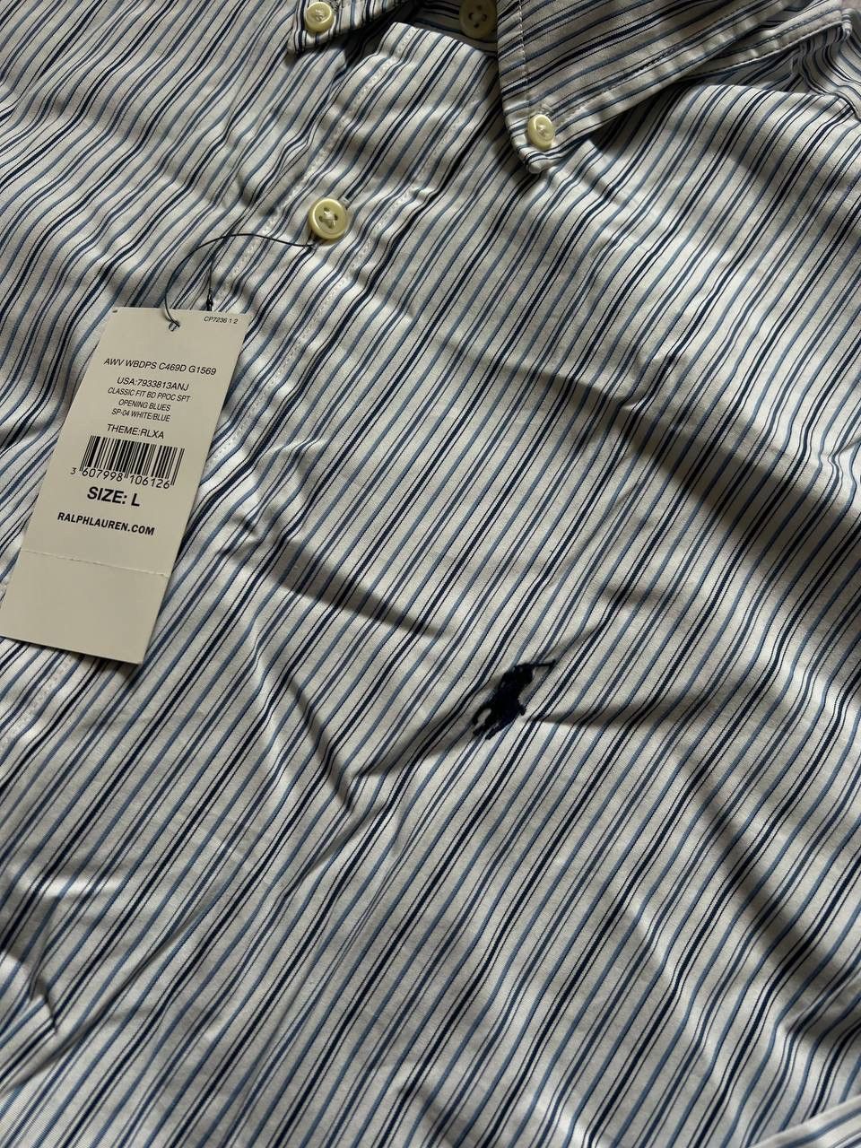 Polo Ralph Lauren Men's long-sleeved button-down shirt POLO RALPH LAUREN, L Size US L / EU 52-54 / 3 - 3 Thumbnail