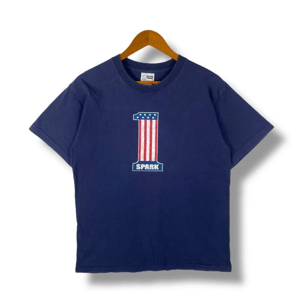 Vintage Vintage 00's SPARK No.1 Graphic Skate Tee Shirt Medium Size Size US M / EU 48-50 / 2 - 1 Thumbnail