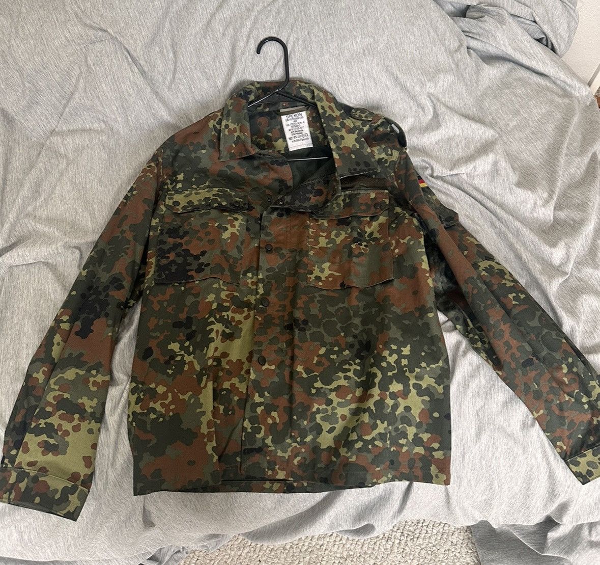 Vintage Flecktarn Shirt Medium Size US M / EU 48-50 / 2 - 1 Thumbnail