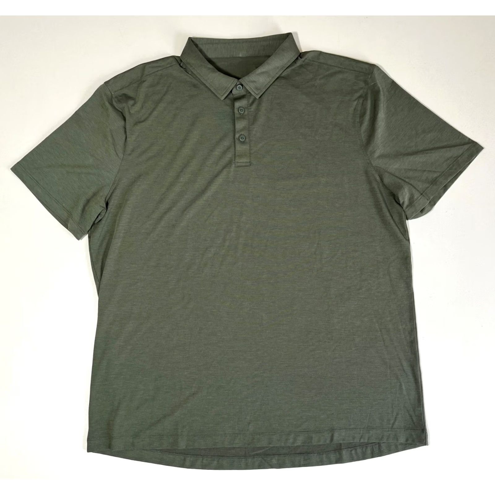 Lululemon Lululemon Polo Shirt Men Green XXL Polo Shirt Mens XXL Green Lululemon Polo Shirt Size US XXL / EU 58 / 5 - 3 Thumbnail