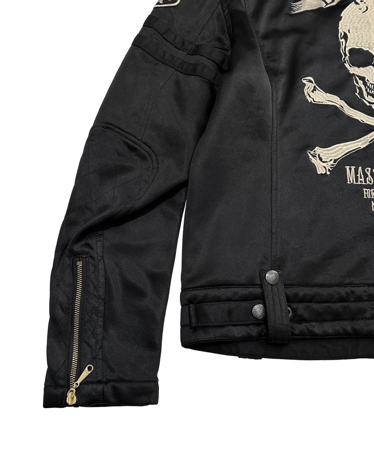 Vanson Leathers Vanson Cotton Skull Cross Biker Cafe Racer Jacket Size US XL / EU 56 / 4 - 9 Thumbnail