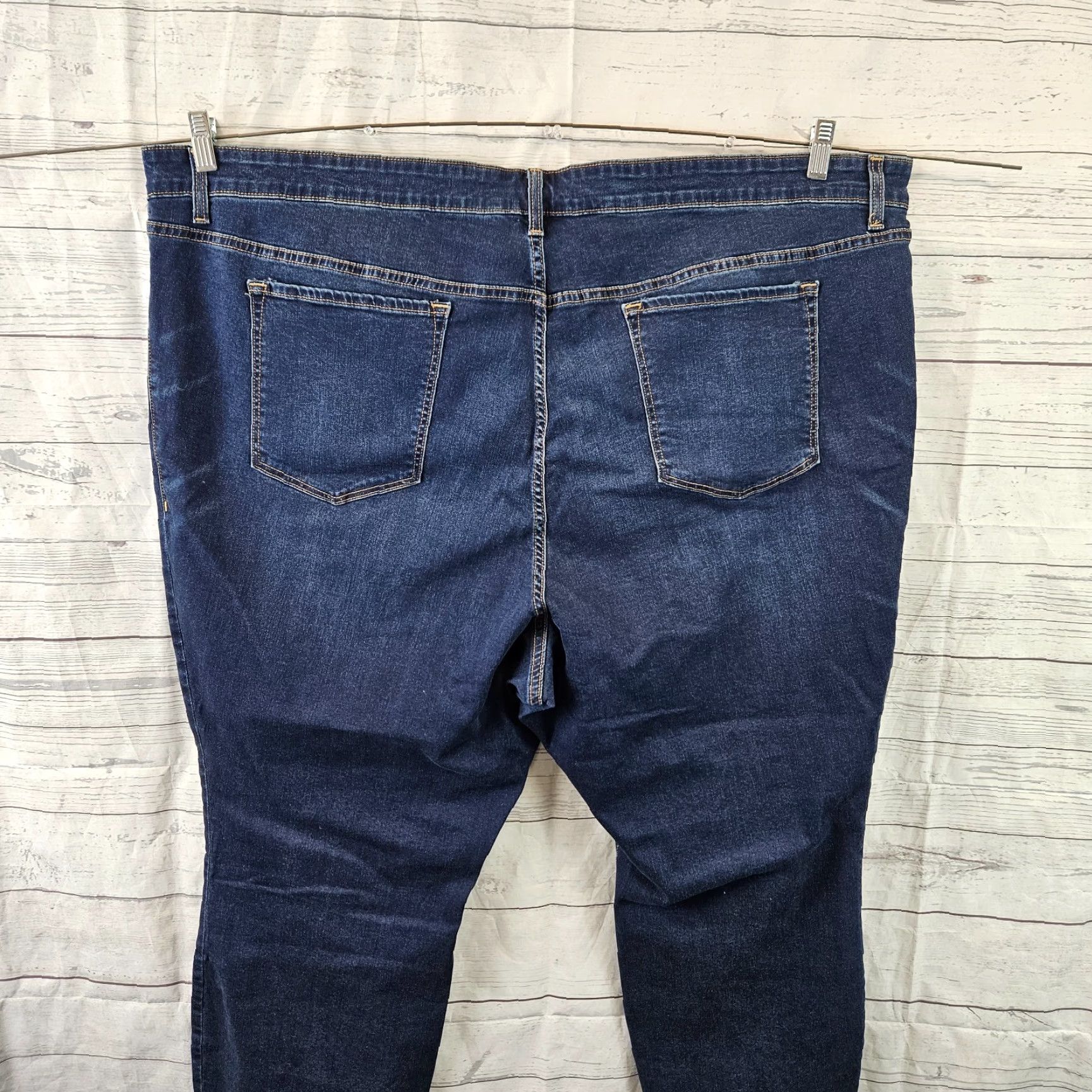 Old Navy VINTAGE Old Navy Skinny Jeans Womens 30 Blue High Rise Rockstars Size 30" / US 8 / IT 44 - 4 Thumbnail