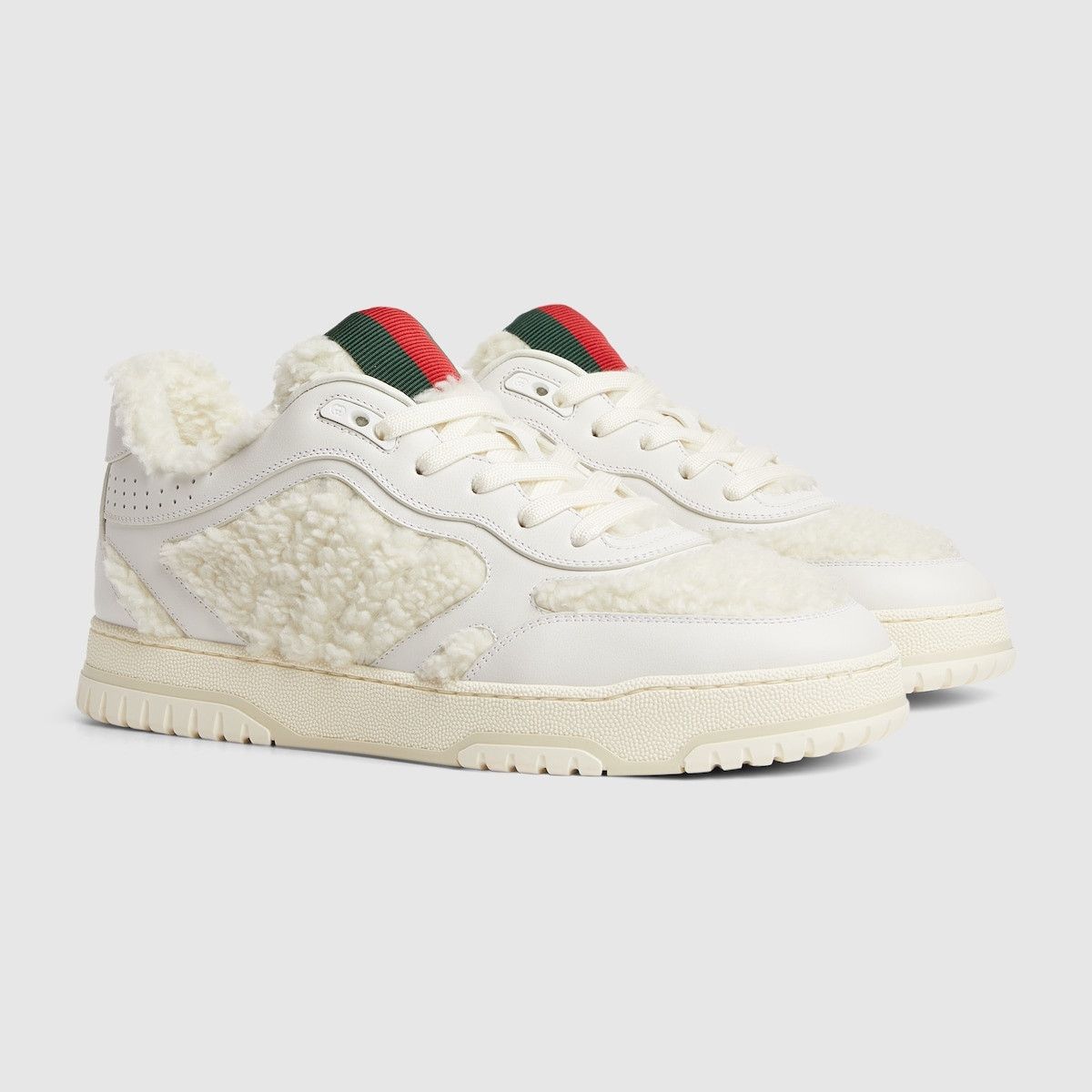 Gucci o1s1wg111025 Re-Web Sneakers in Ivory Size US 7.5 / EU 40-41 - 2 Thumbnail