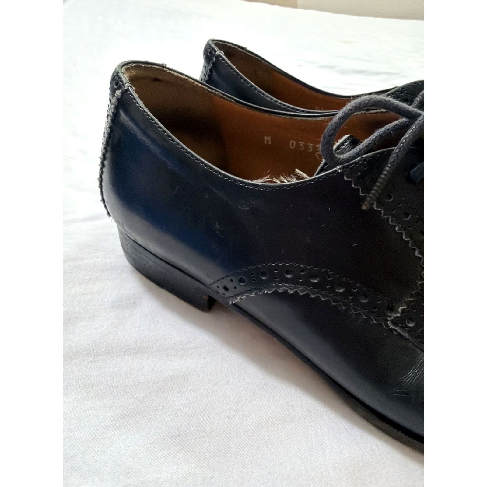 Polo Ralph Lauren Polo Ralph Lauren Cap-Toe Brogue Shoes Oxford Leather Brown Men's Dress Shoes Cap-Toe Brogue Italy Made in Italy Leather Upper Lined Logo D Ocean? Size US M / EU 48-50 / 2 - 3 Thumbnail
