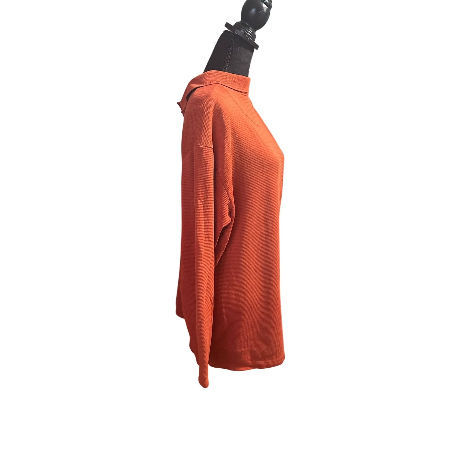 Tommy Bahama Tommy Bahama Orange Men's Long Sleeve Polo Shirt Size US L / EU 52-54 / 3 - 4 Thumbnail
