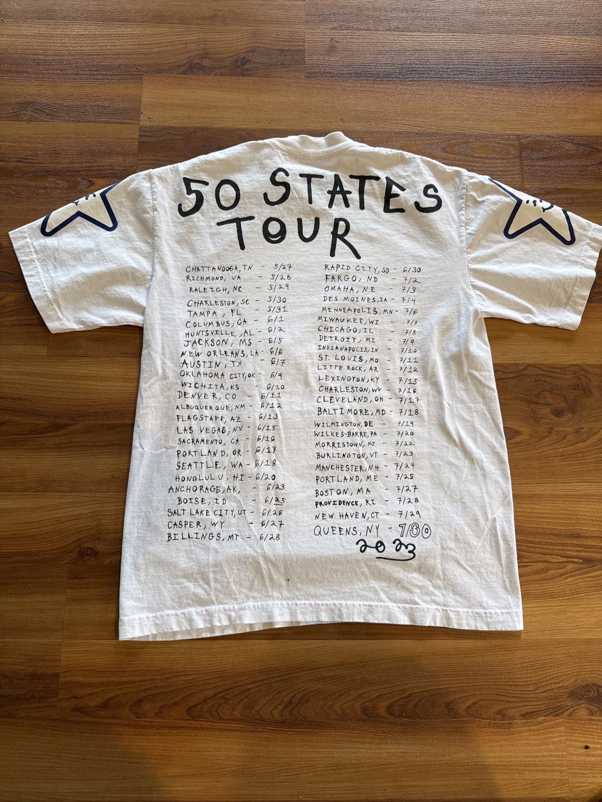 Asspizza SIGNED ASSPIZZA 50 STATE TOUR FLAG SHIRT 2023 Size US M / EU 48-50 / 2 - 3 Thumbnail