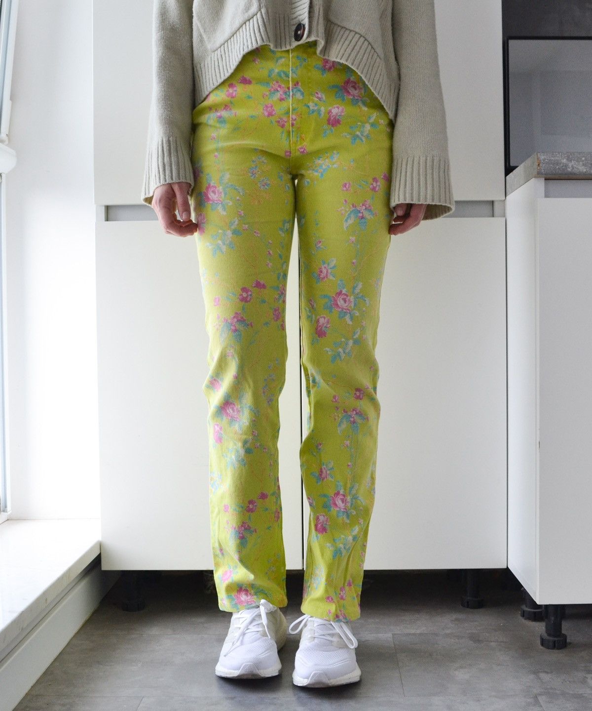 Roberto Cavalli Roberto Cavalli Jeans Pants Floral Print Denim Flower 90s Size 30" / US 8 / IT 44 - 4 Thumbnail