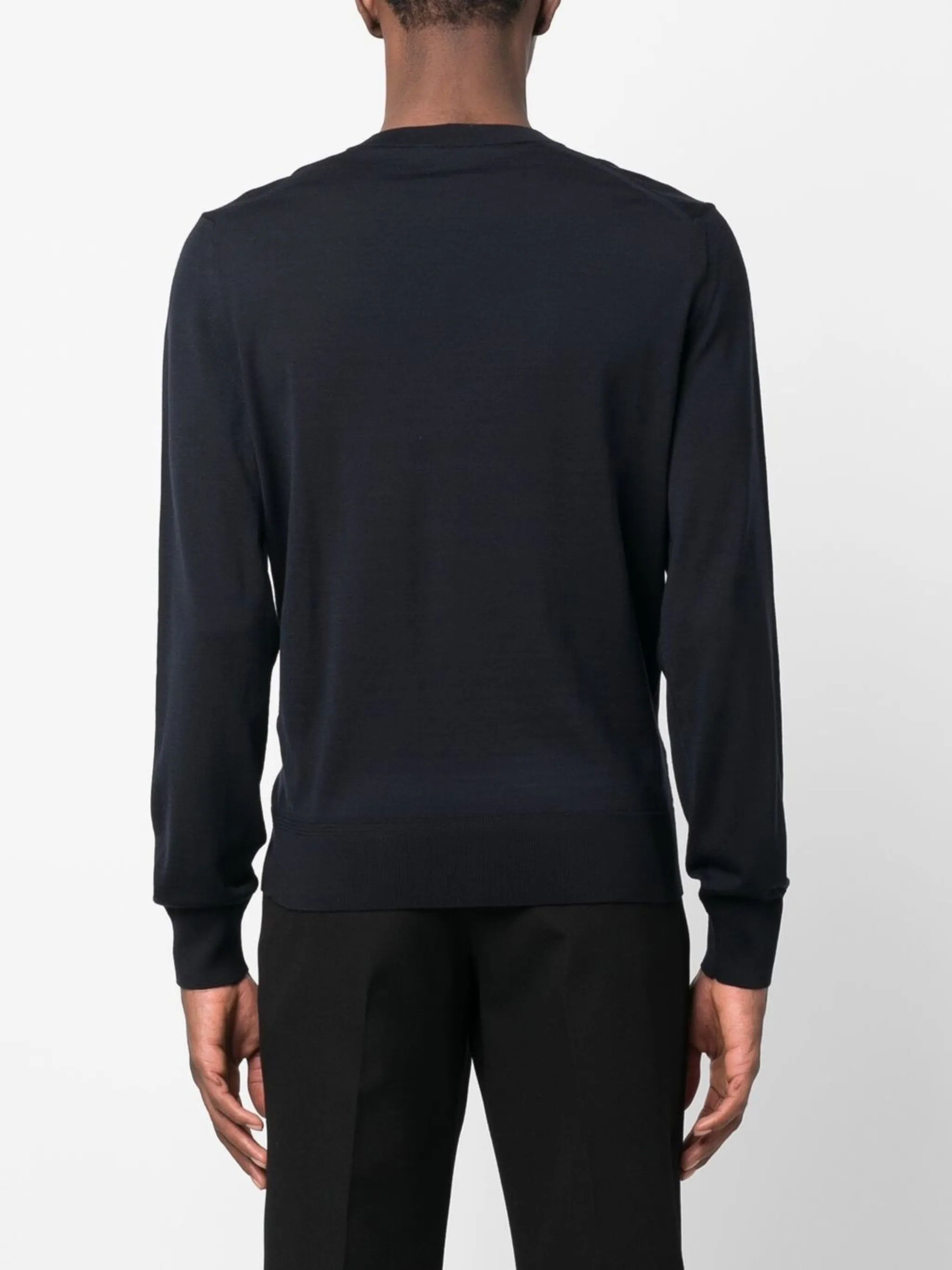 Tom Ford o1w1db10125 TFK100 Sweater in Navy Blue Size US L / EU 52-54 / 3 - 4 Thumbnail