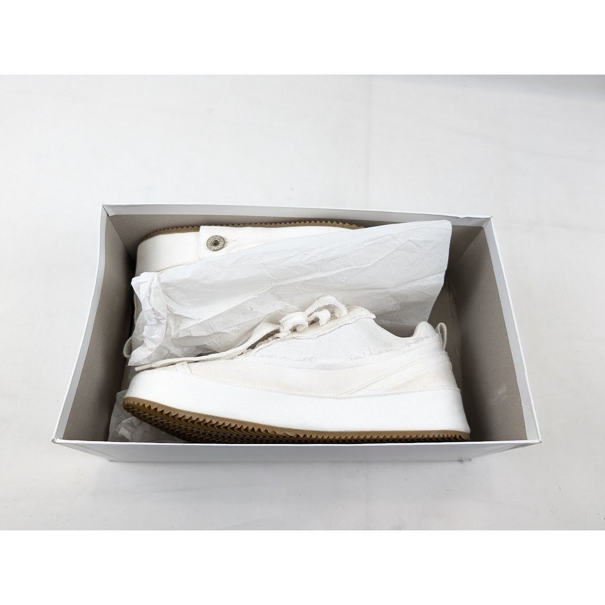 Loewe o1rshd1 Low-Top Cloth Sneakers in Blanco Size US 10 / EU 43 - 19 Thumbnail