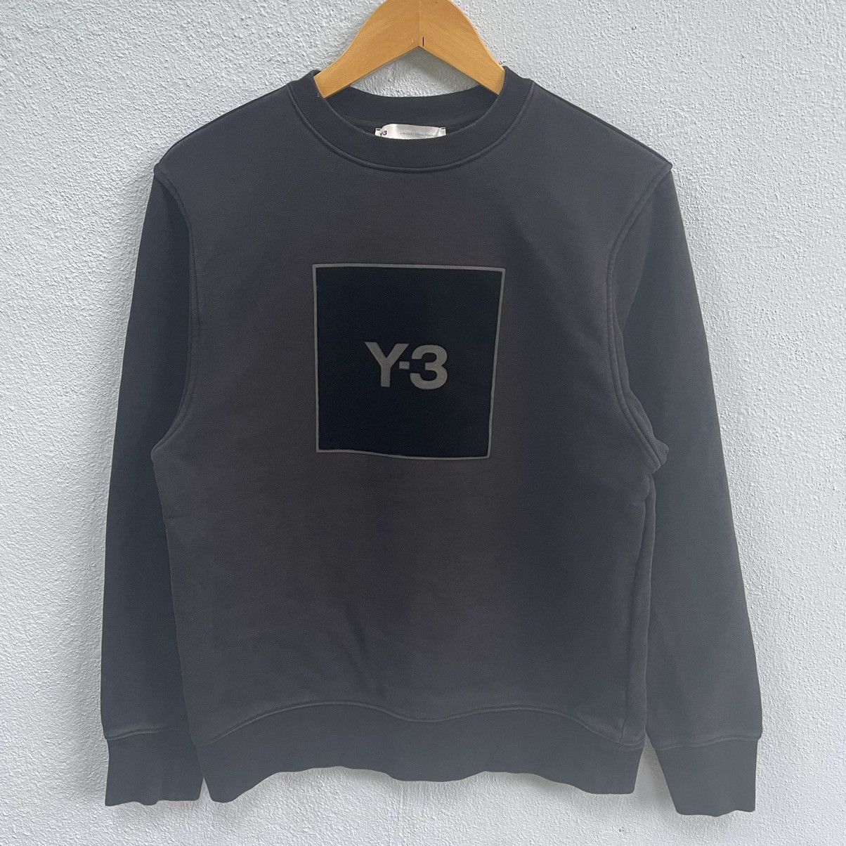 adidas Y-3 Reflective Square Logo Men's Sweatshirt