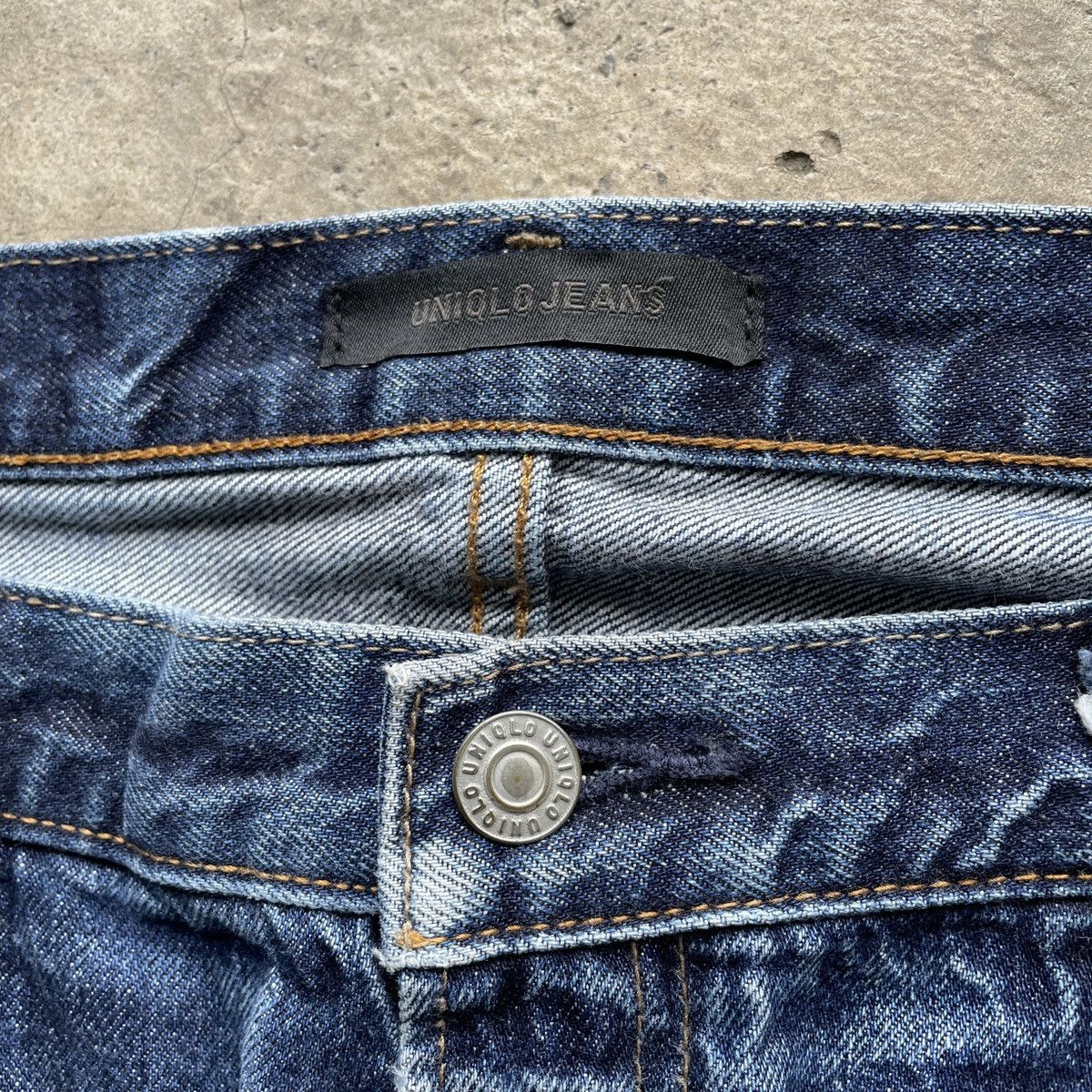 Japanese Brand × Jean × Vintage Vintage Japanese Faded Distressed Selvedge Jeans Pants W37 Size US 37 - 6 Thumbnail