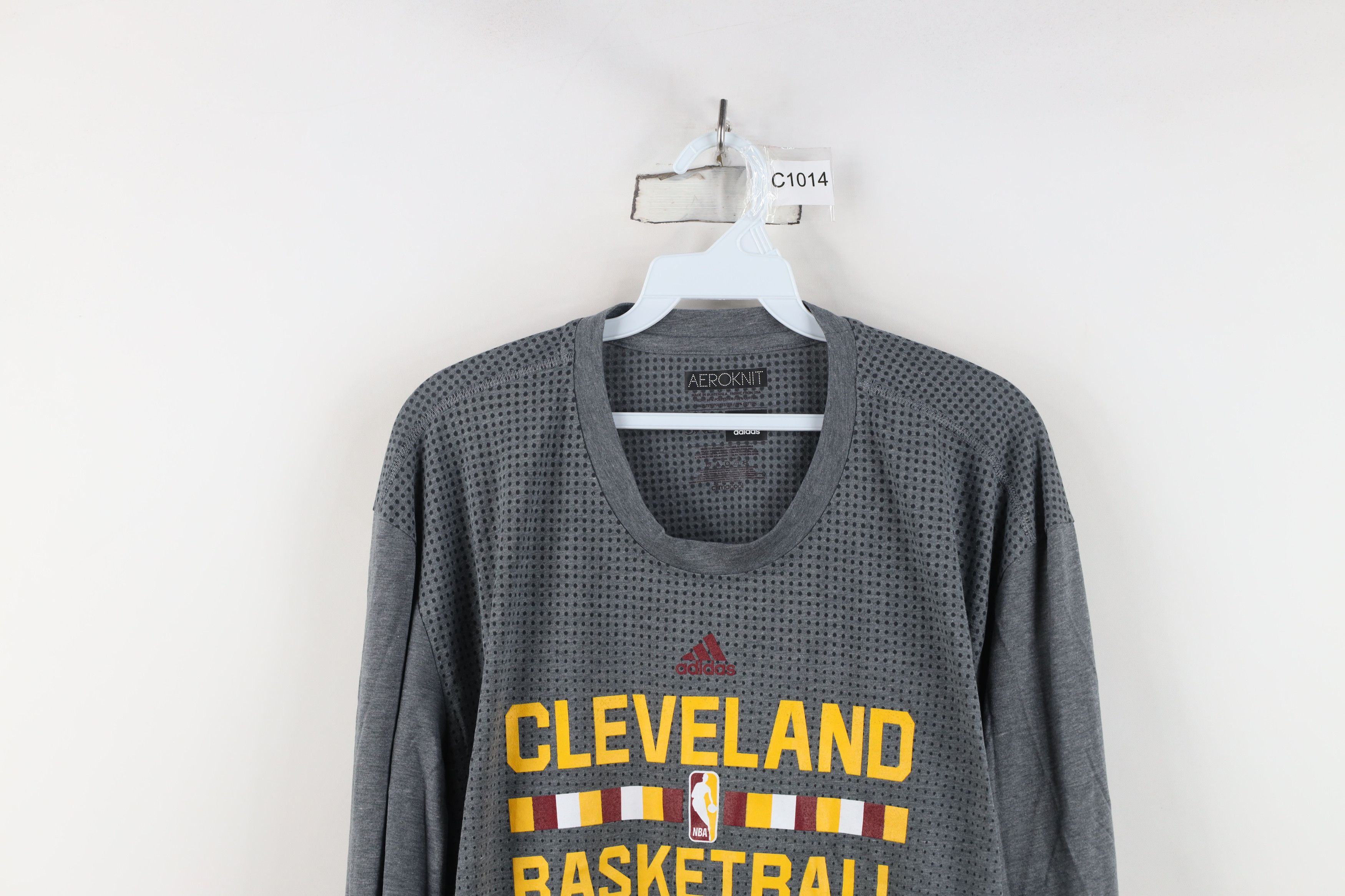 Adidas Adidas Aeroknit Cavaliers Basketball Long Sleeve T-Shirt Size US XXL / EU 58 / 5 - 2 Thumbnail